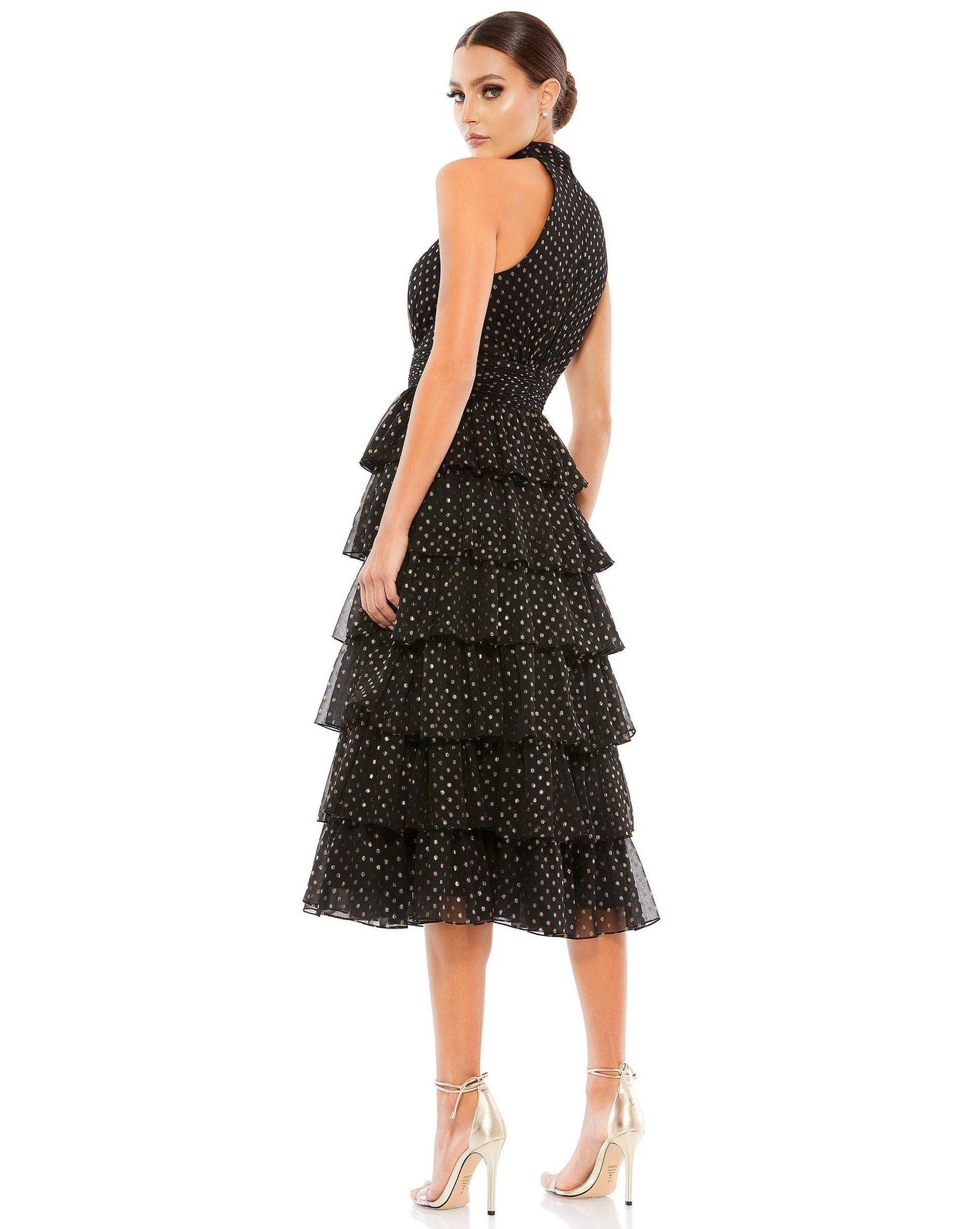 Mac Duggal 49510 Short Halter Cocktail Dress