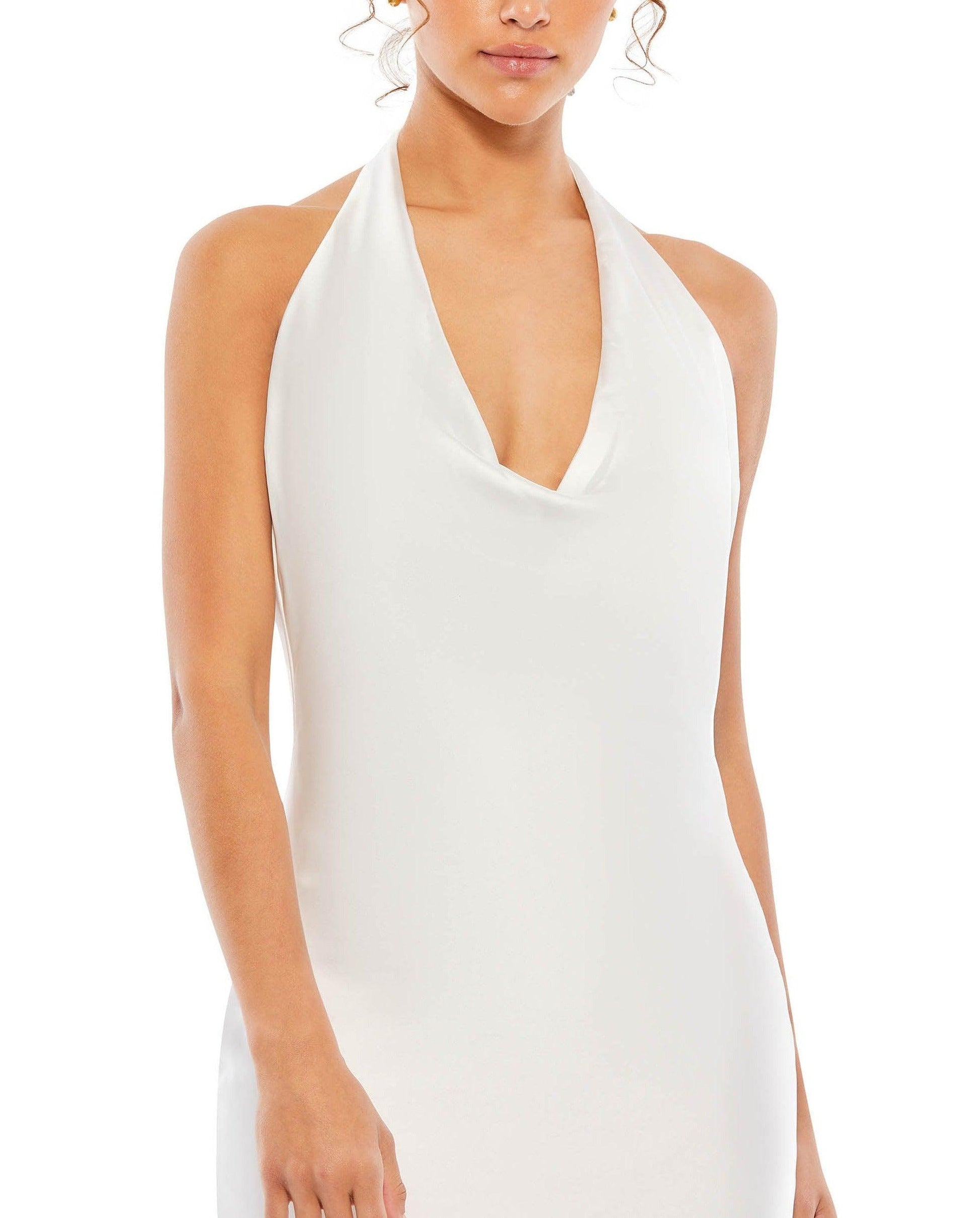Mac Duggal 55300 Short Halter Mini Cocktail Dress
