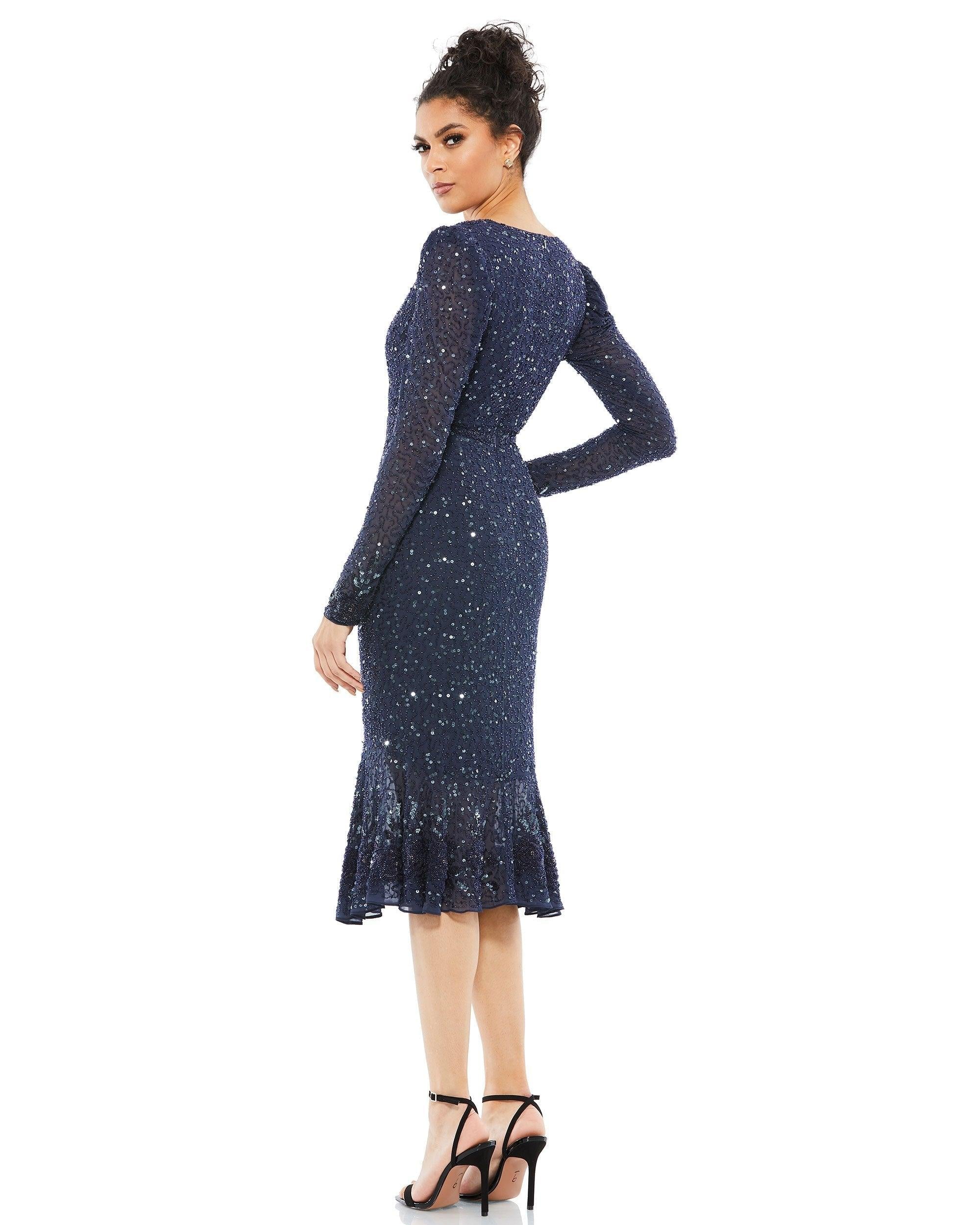 Mac Duggal Short Mother of the Bride Dress 10740 - The Dress Outlet