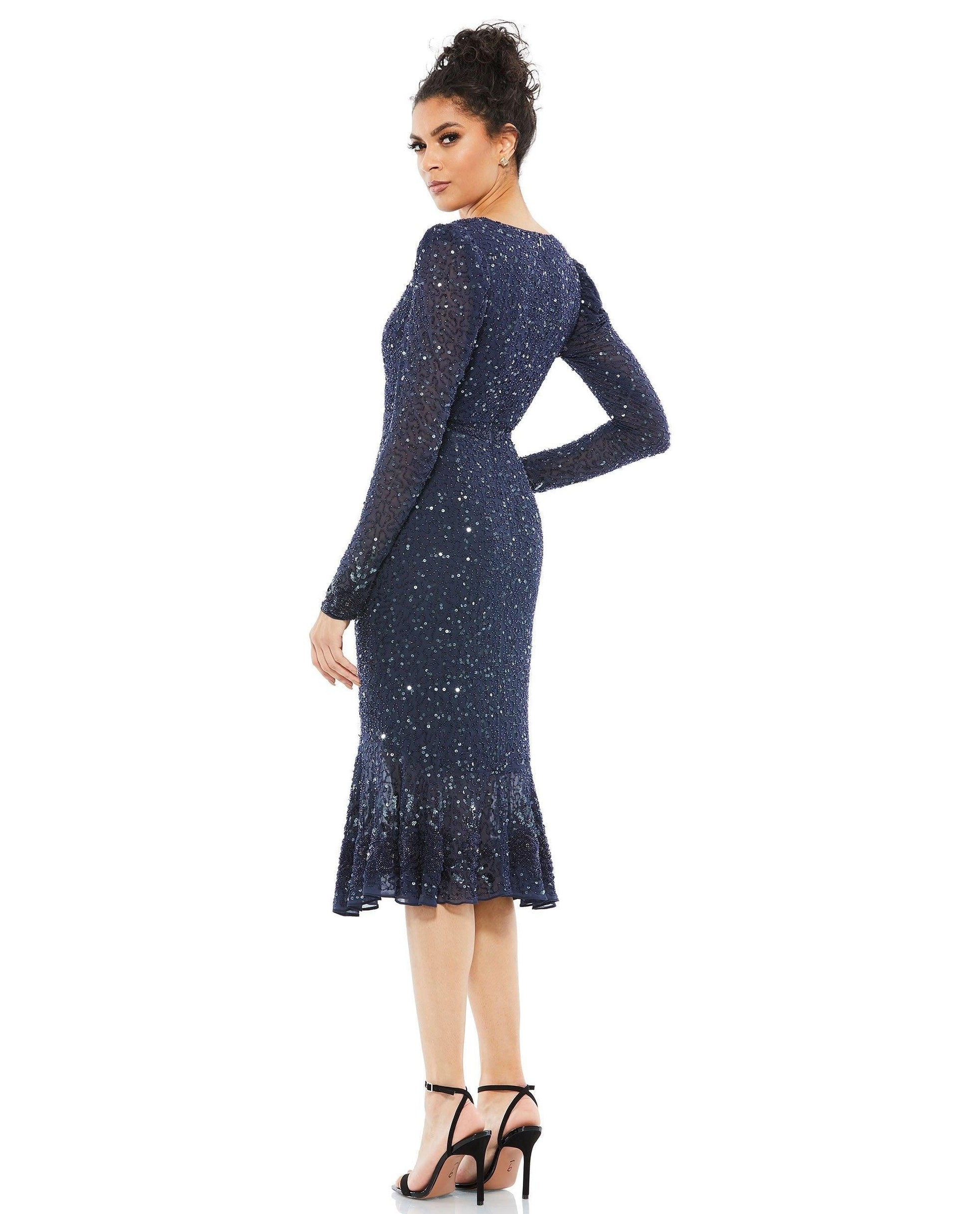 Mac Duggal 10740 Short Mother of the Bride Dress