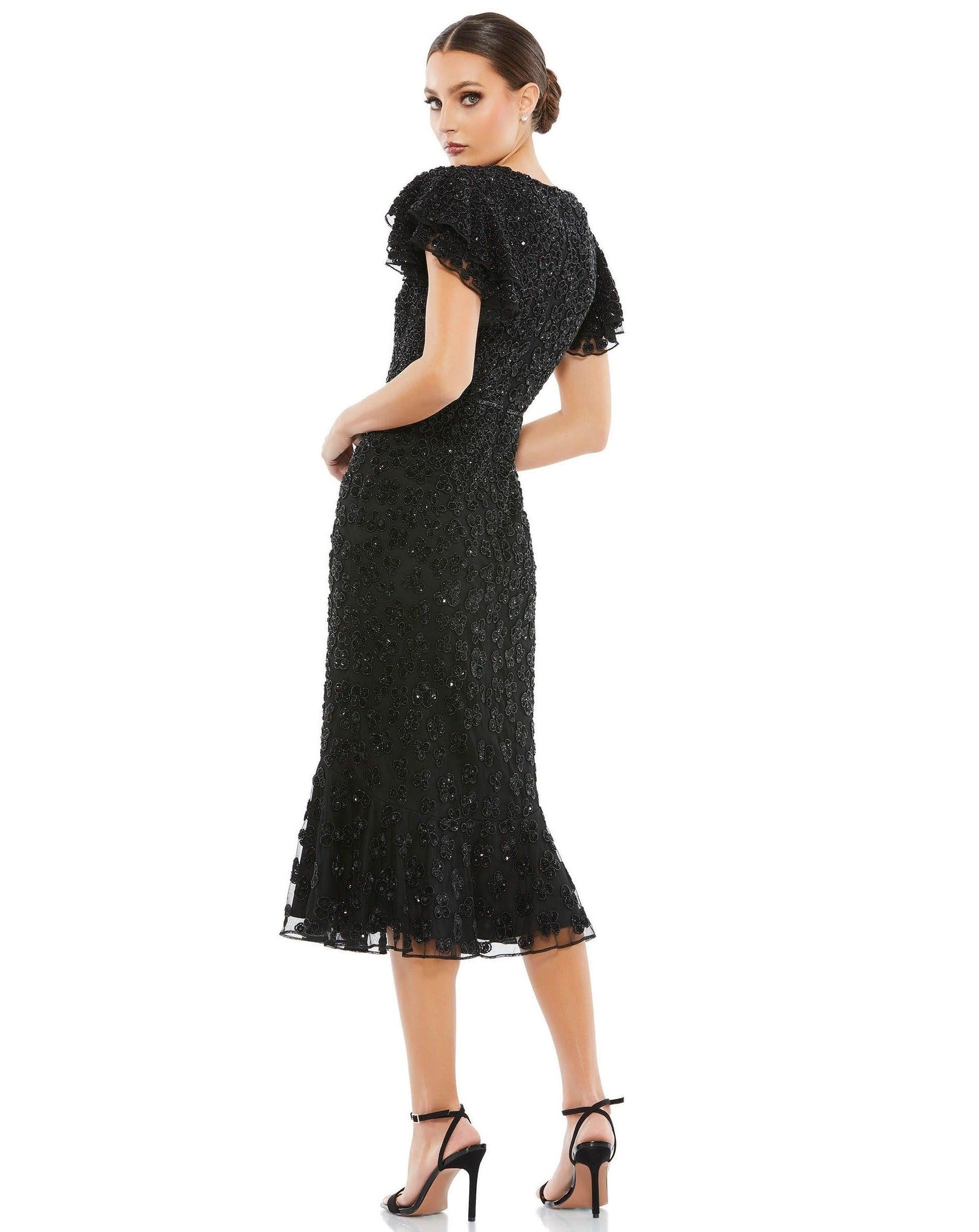 Mac Duggal 10771 Short Mother of the Bride Dress