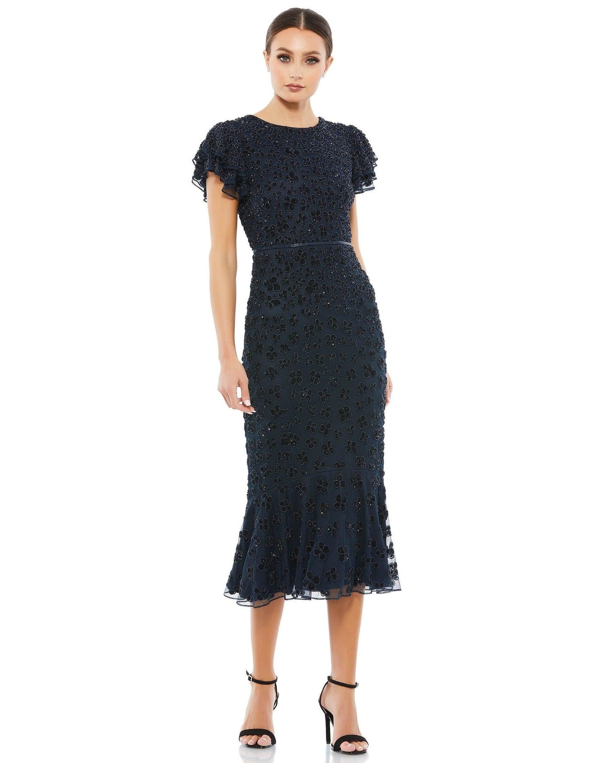 Mac Duggal 10771 Short Mother of the Bride Dress