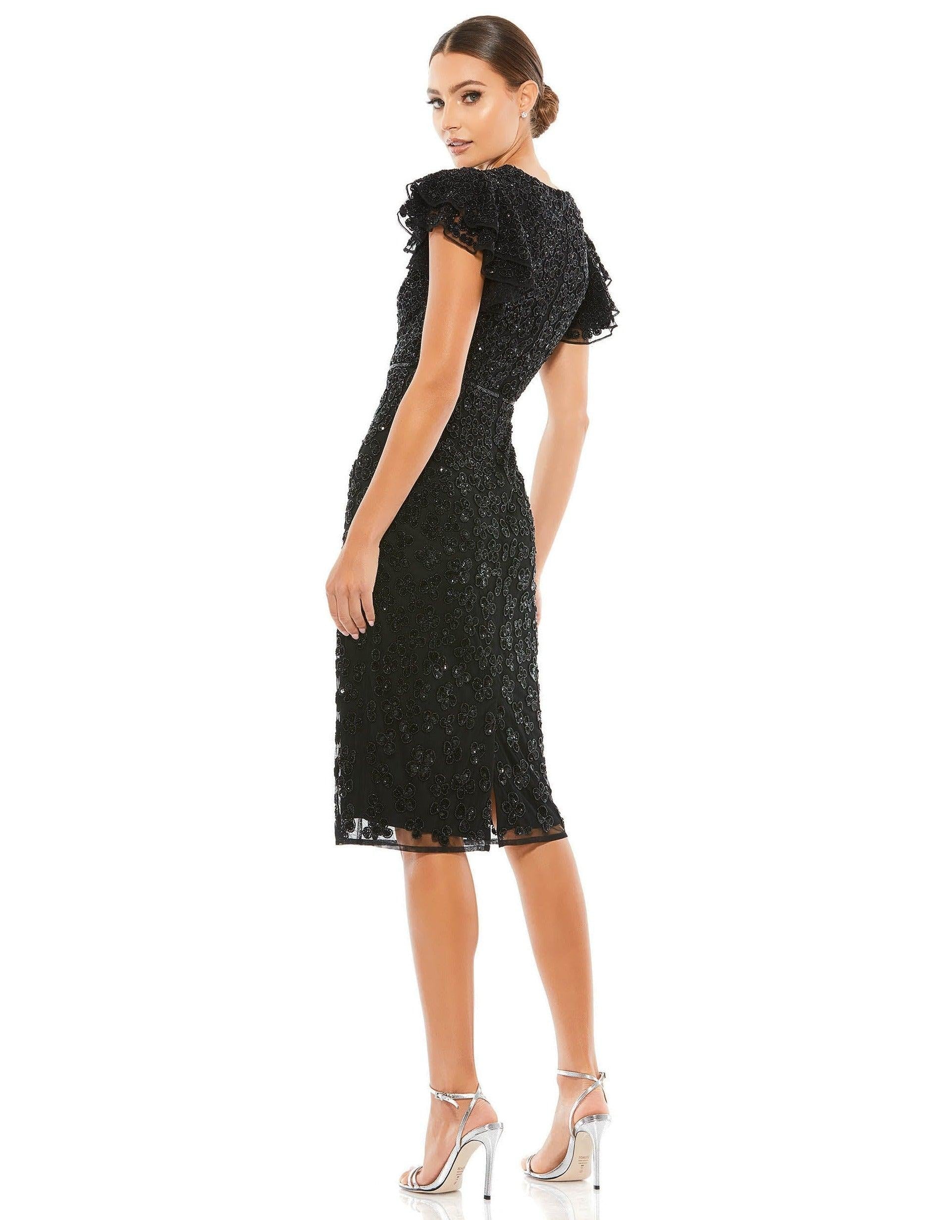 Mac Duggal 10827 Short Mother of the Bride Dress