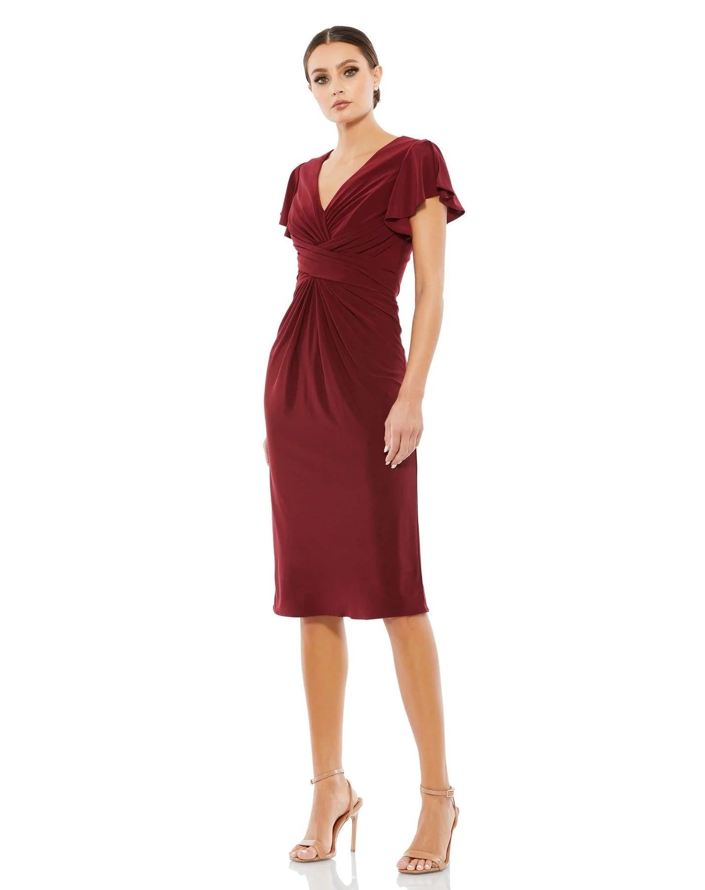 Sunset Mac Duggal 12486 Short Mother of the Bride Dress - Formal ...