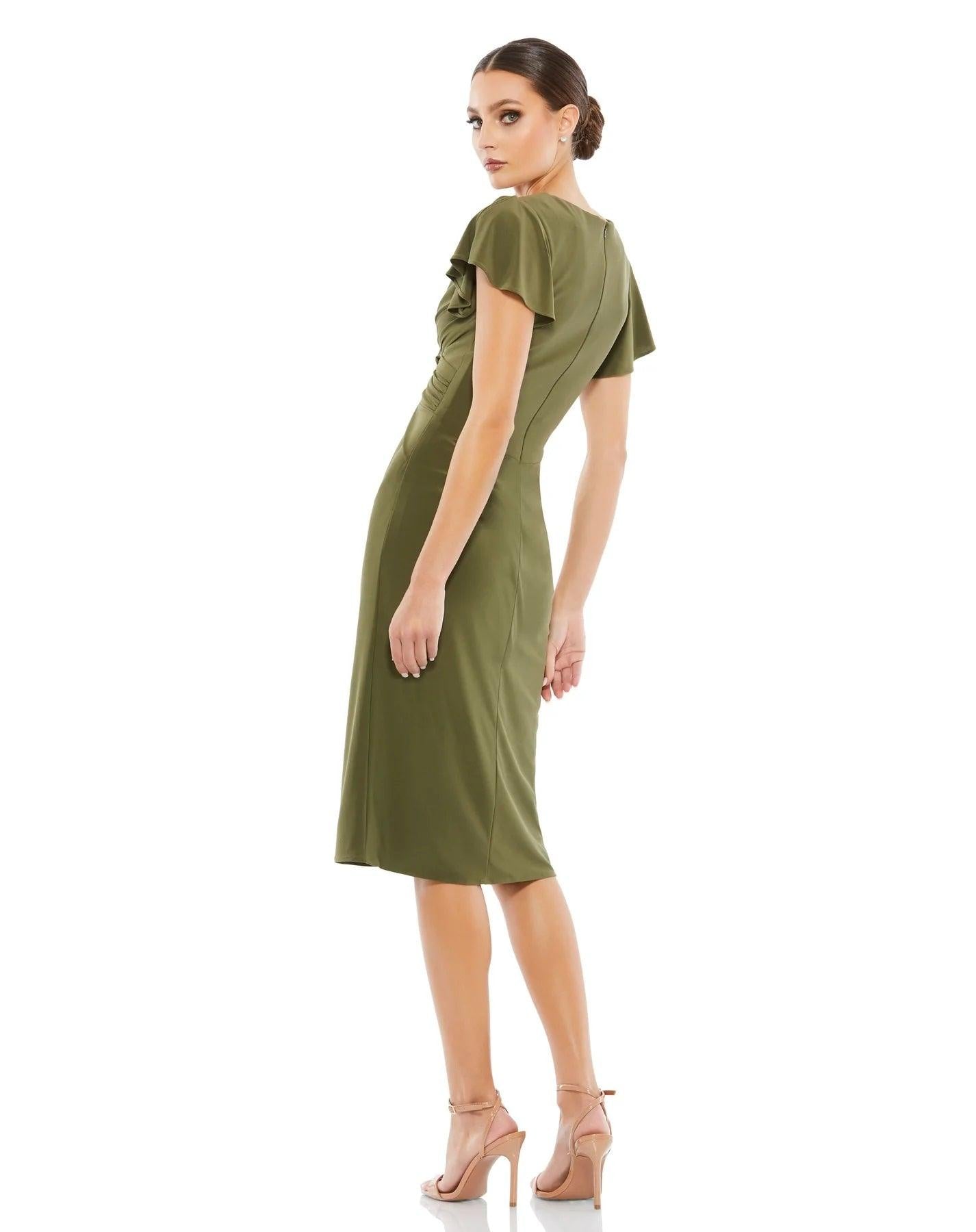 Mac Duggal 12486 Olive 16 Sale
