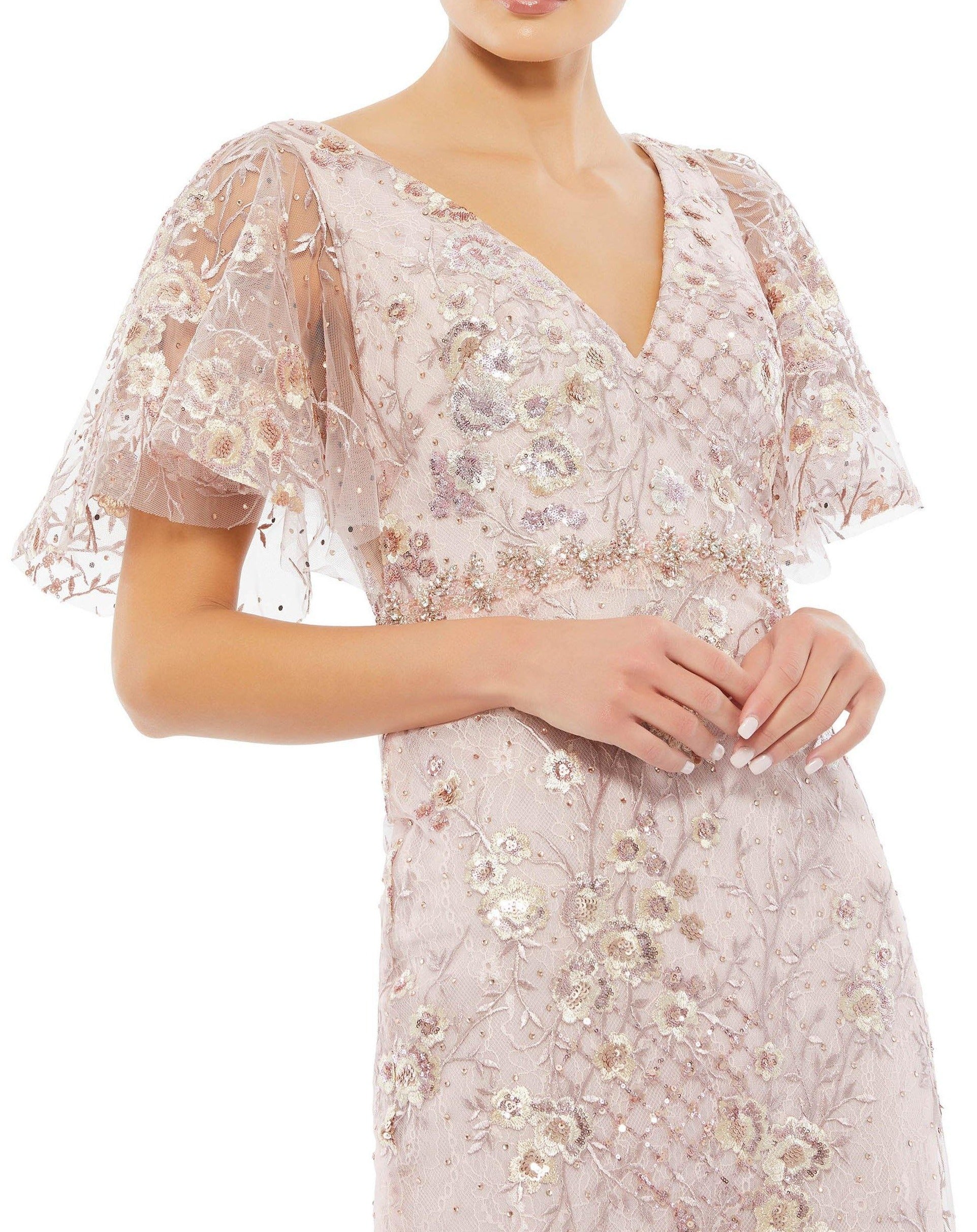 Mac Duggal 67909 Short Mother of the Bride Dress