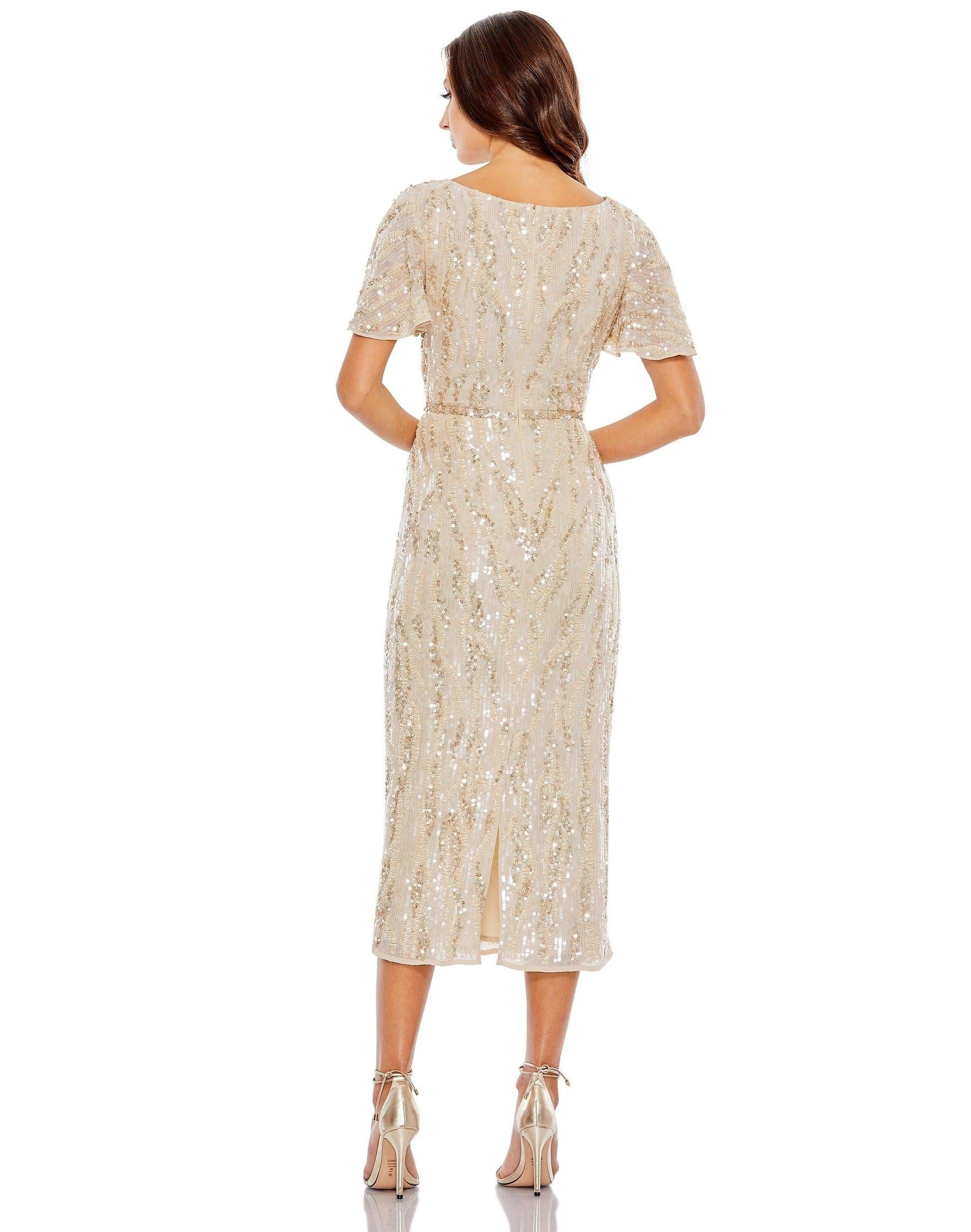 Mac Duggal 93591 Short Mother of the Bride Dress