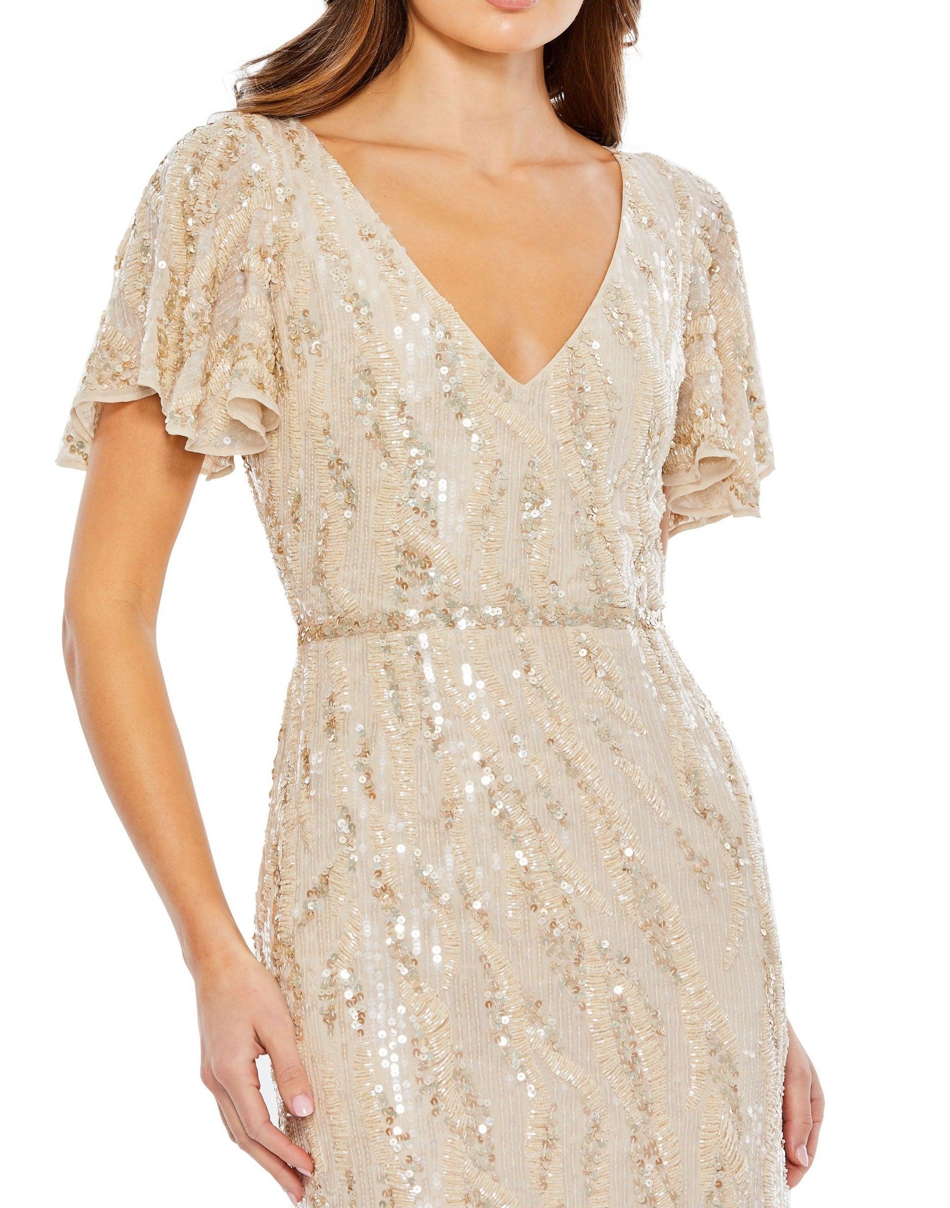 Mac Duggal 93591 Short Mother of the Bride Dress