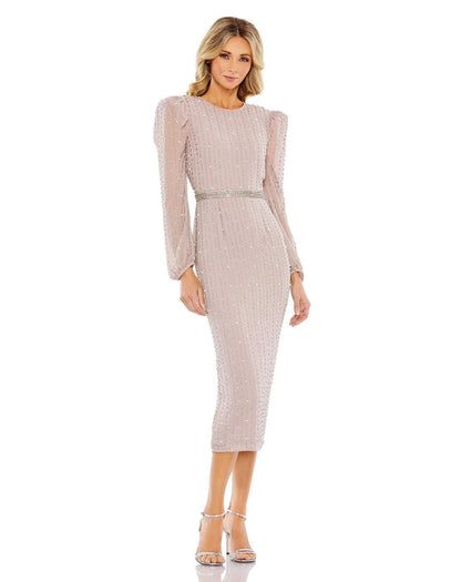 Mac Duggal Short Cocktail Long Sleeve Dress 93622 - The Dress Outlet