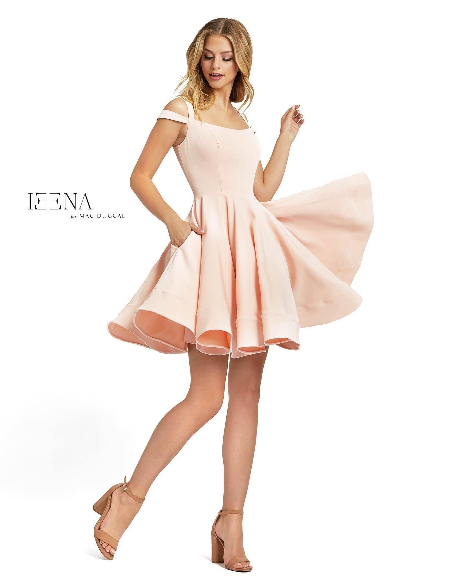 Mac Duggal Short Off Shoulder Cocktail Dress - The Dress Outlet