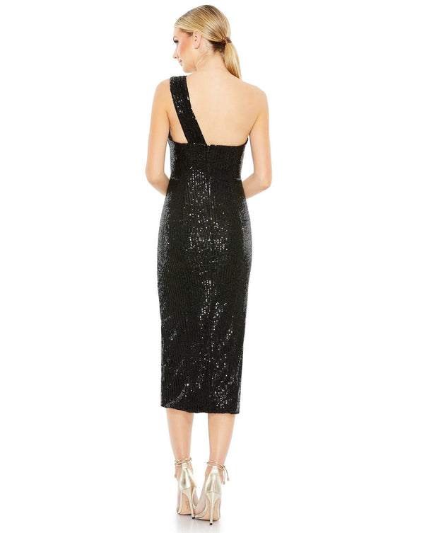 Mac Duggal Short One Shoulder Prom Dress 11286 - The Dress Outlet