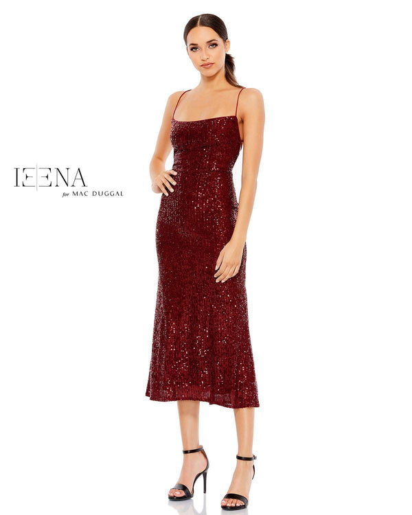 Short Sequins Cocktail Dress Sequins Detail Mac Duggal 26480