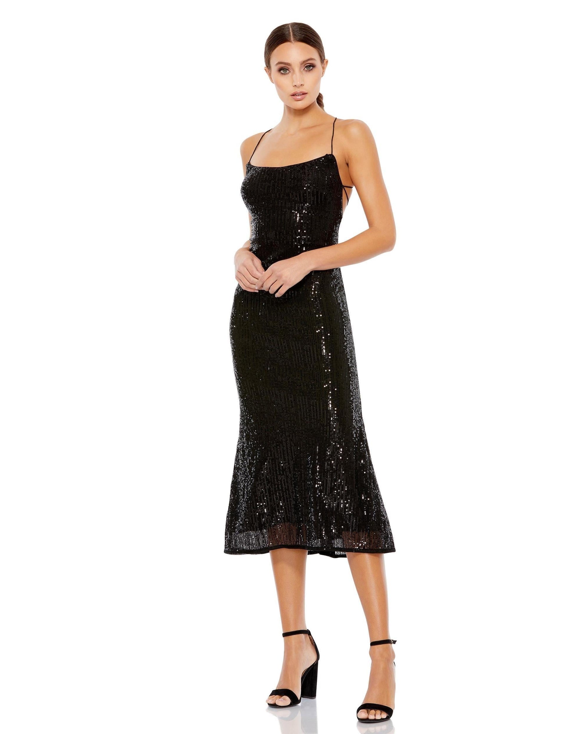 Mac Duggal Short Sequins Cocktail Dress 26480 - The Dress Outlet