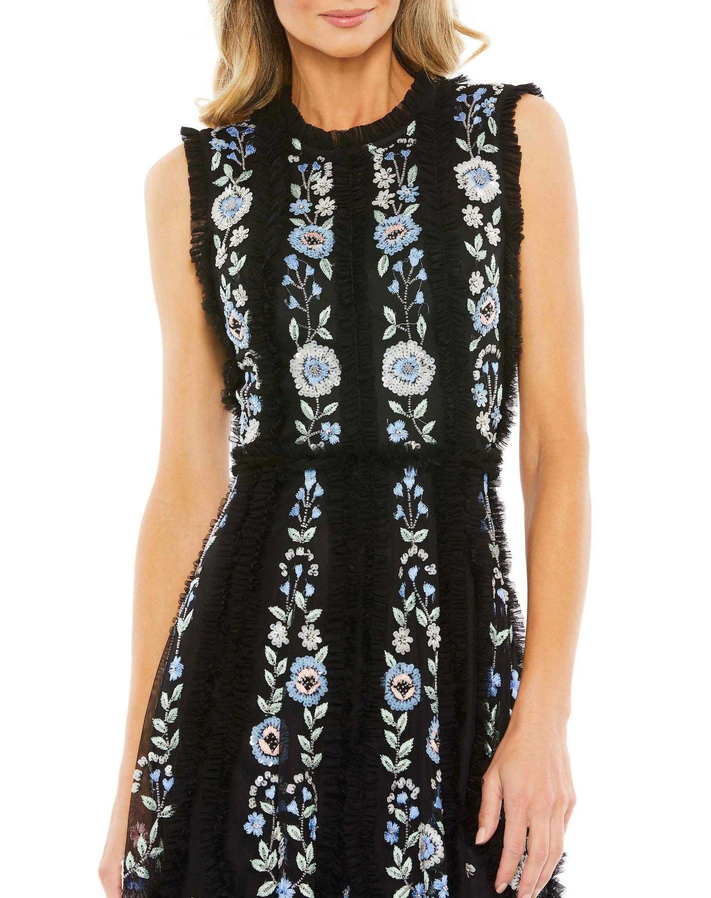 Mac Duggal Short Sleeveless Cocktail Dress 9135 - The Dress Outlet