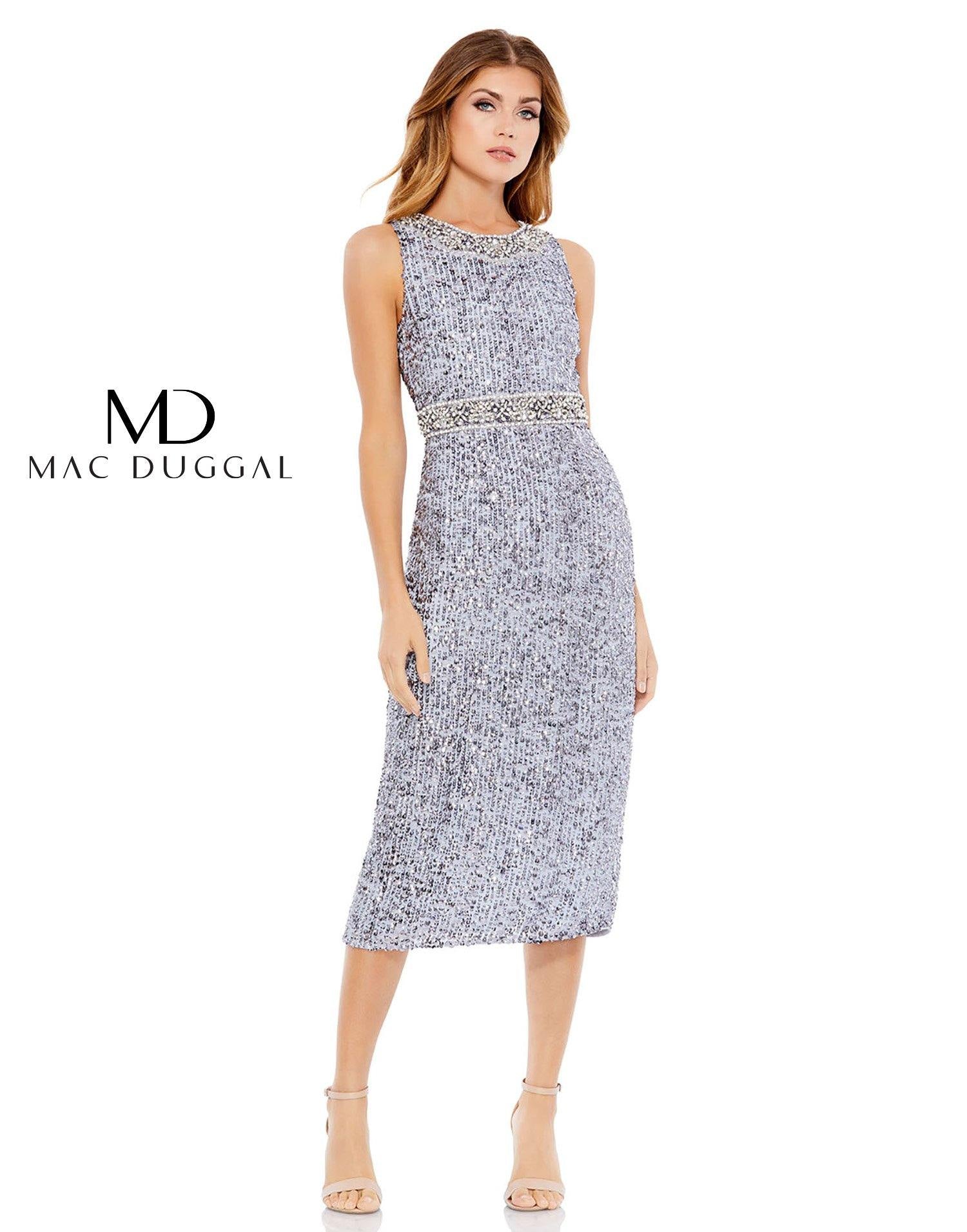 Mac Duggal Short Sleeveless Fitted  Dress 10739 - The Dress Outlet