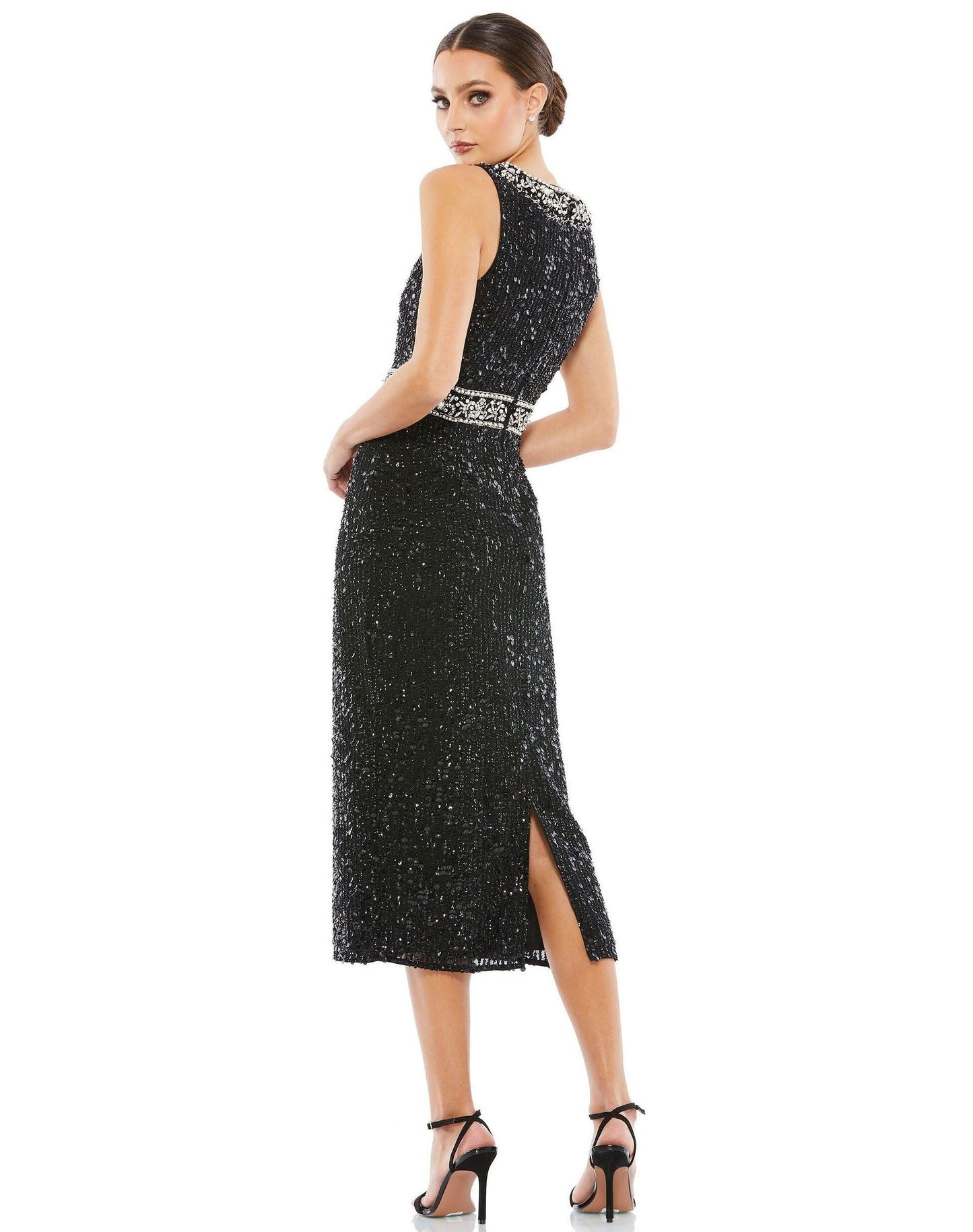Mac Duggal Short Sleeveless Formal  Dress 10739 - The Dress Outlet