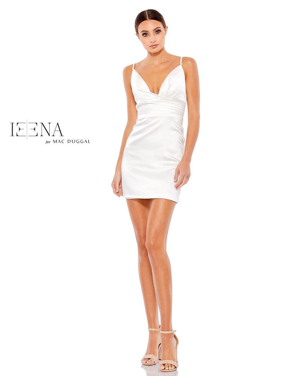 Short Spaghetti Strap Mini Dress Spaghetti Straps Mac Duggal 26481