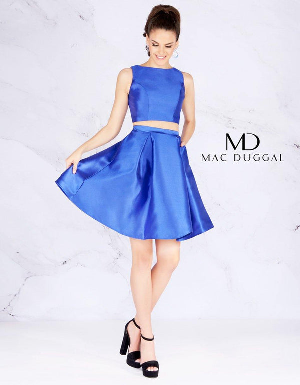 Short Two Piece Cocktail Dress Two Piece Design Mac Duggal 66548