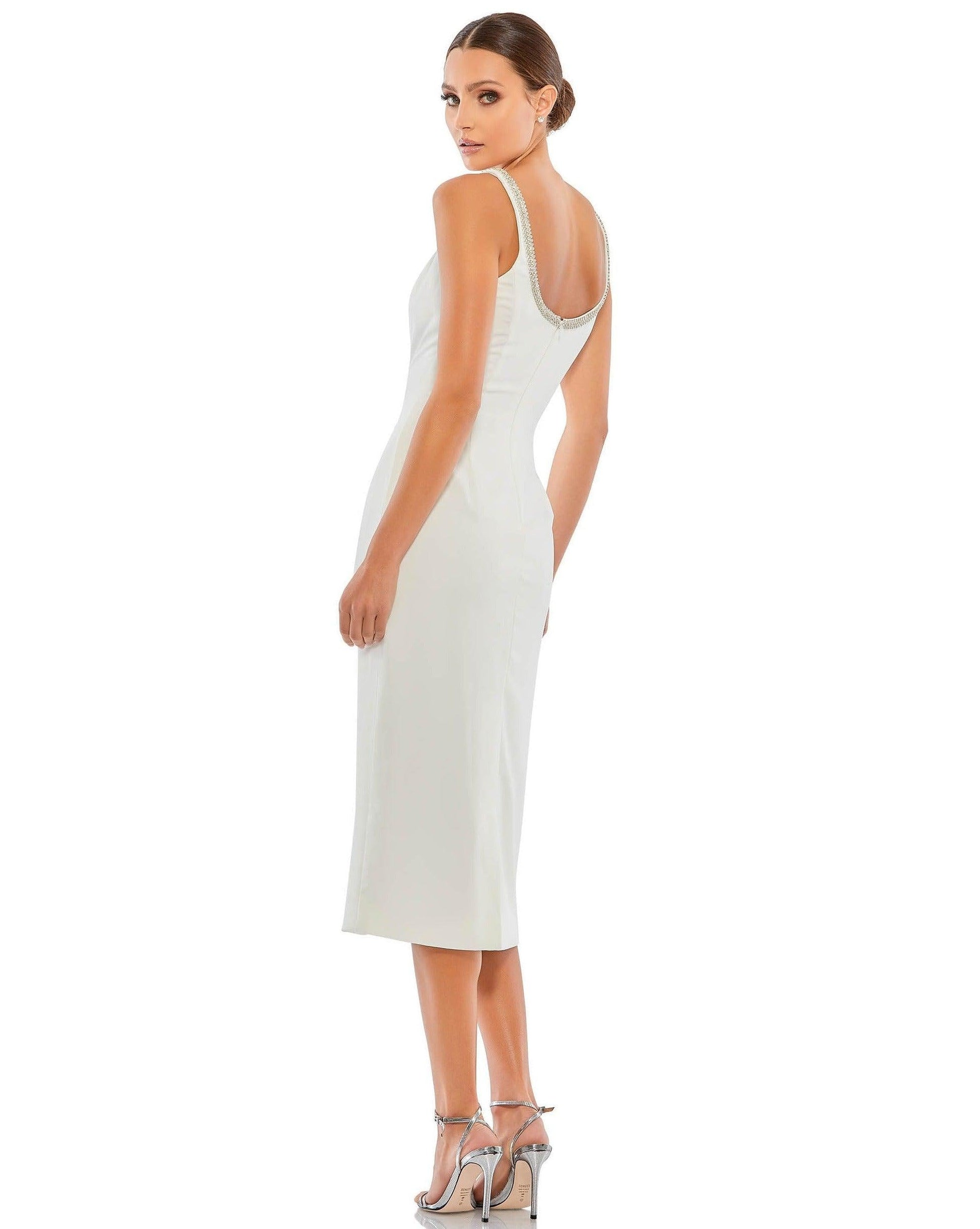 Mac Duggal 26681 Sleeveless Cocktail Midi Dress