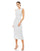 Cocktail Dresses Sleeveless Short Prom Dress White
