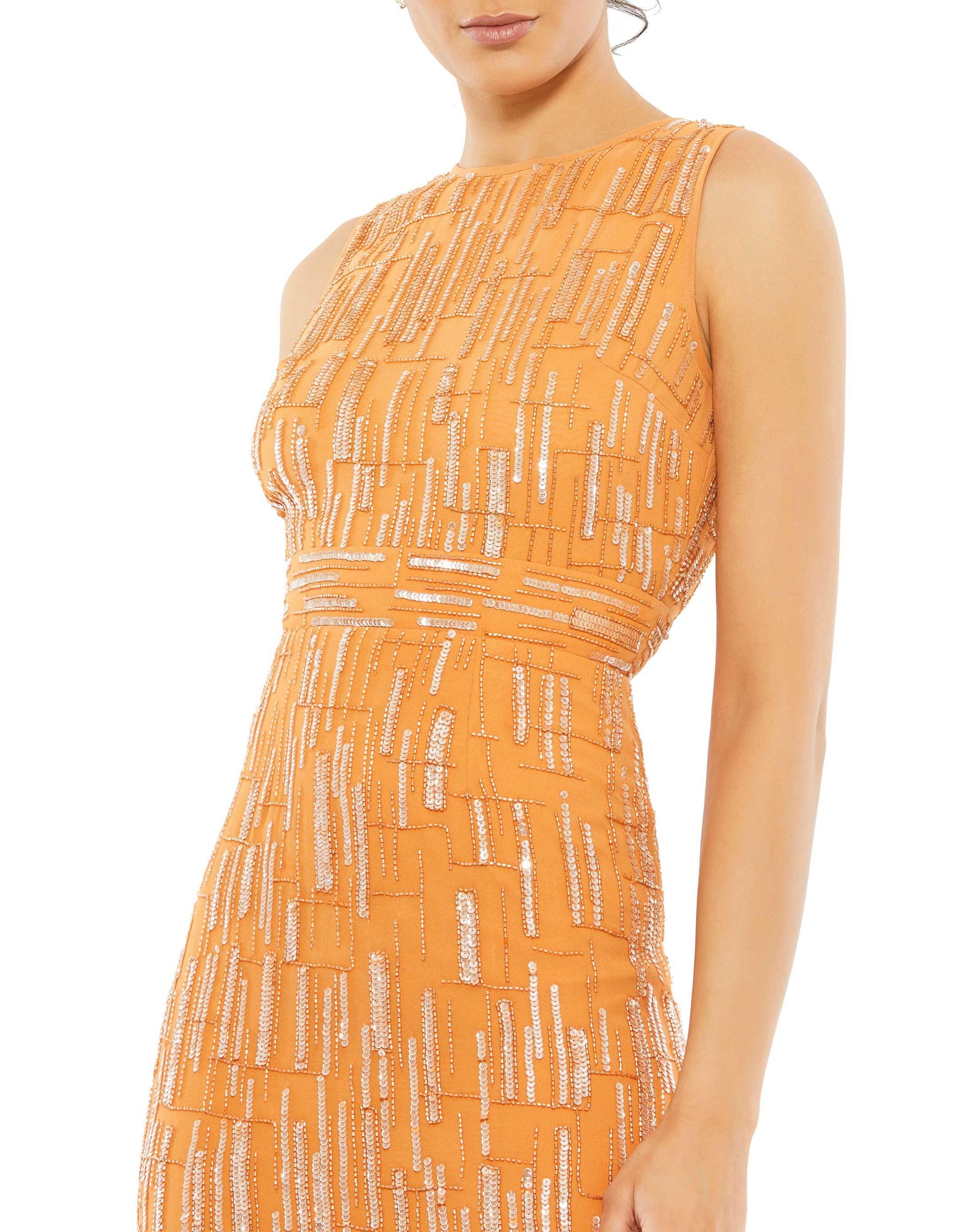 Cocktail Dresses Sleeveless Short Prom Dress Saffron