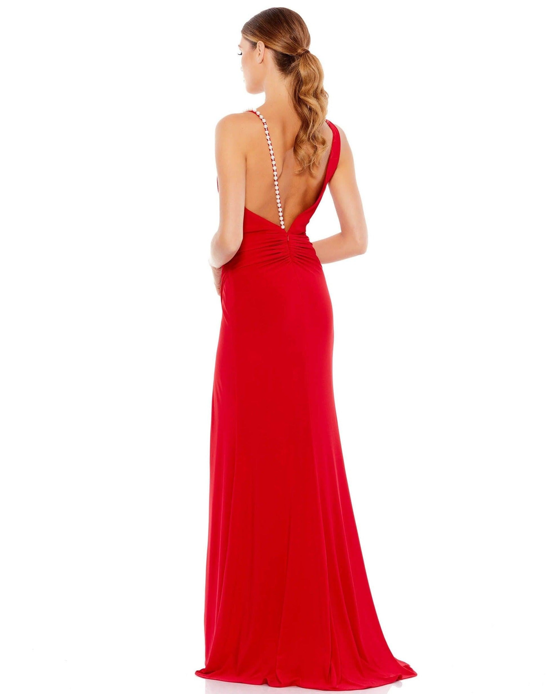Mac Duggal 26532 Spaghetti Strap Long Formal Dress