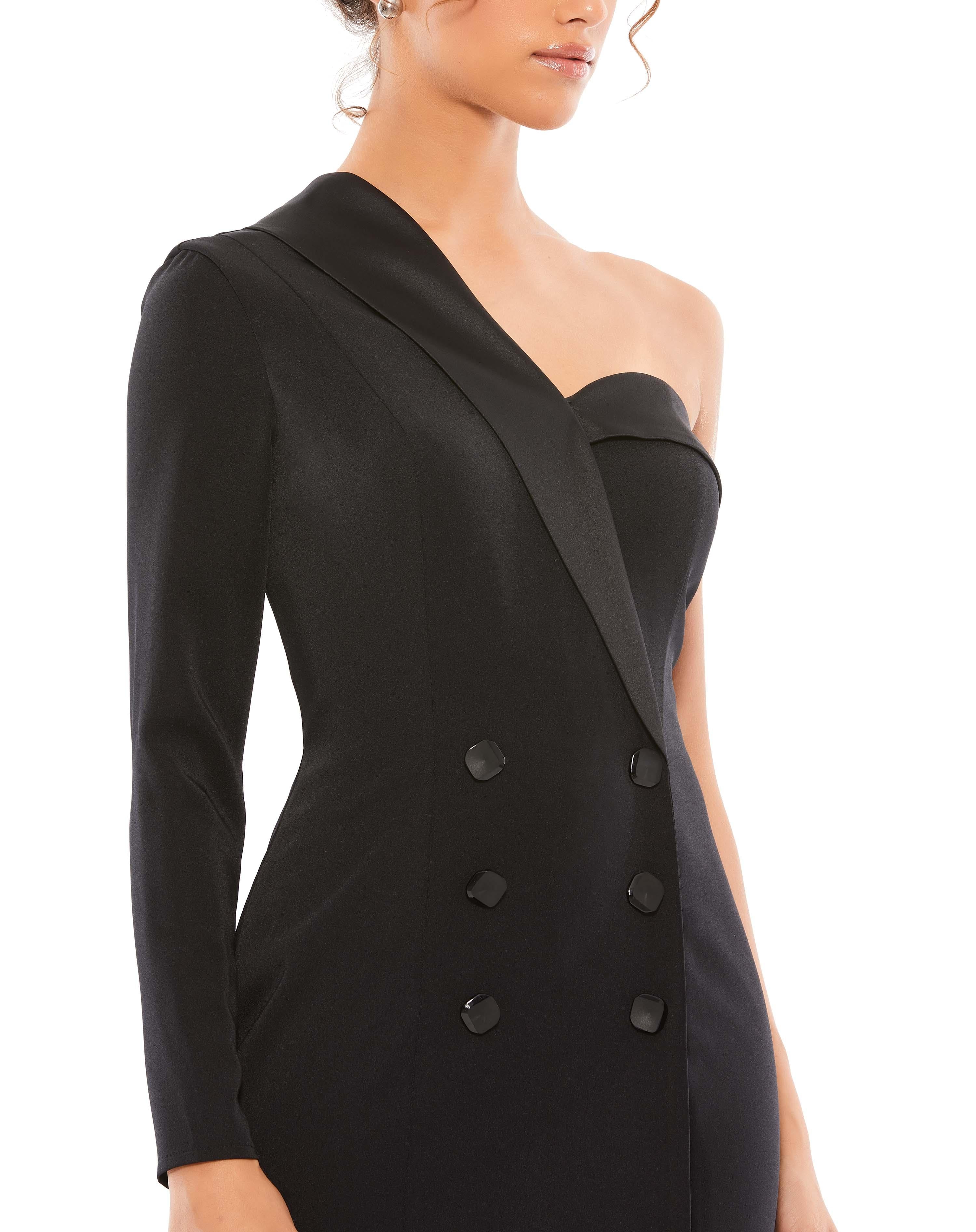 Women's Plus Size Tuxedo Dress - Black | City Chic : Target