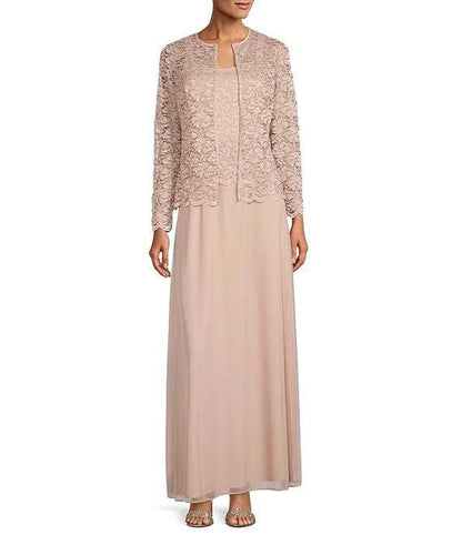 Marina  Long Formal Mother of the Bride Jacket Gown - The Dress Outlet