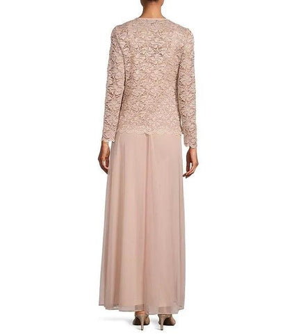 Marina  Long Formal Mother of the Bride Jacket Gown - The Dress Outlet