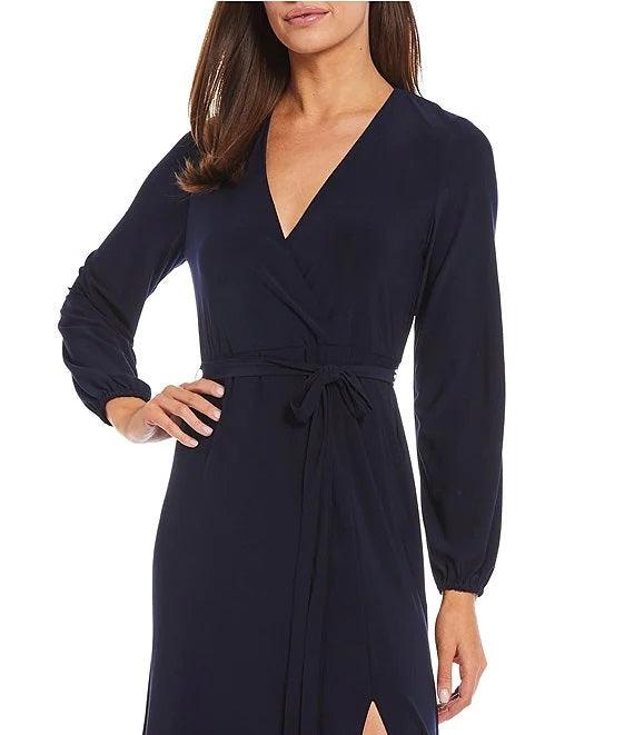 Marina Long Sleeve Formal Evening Dress