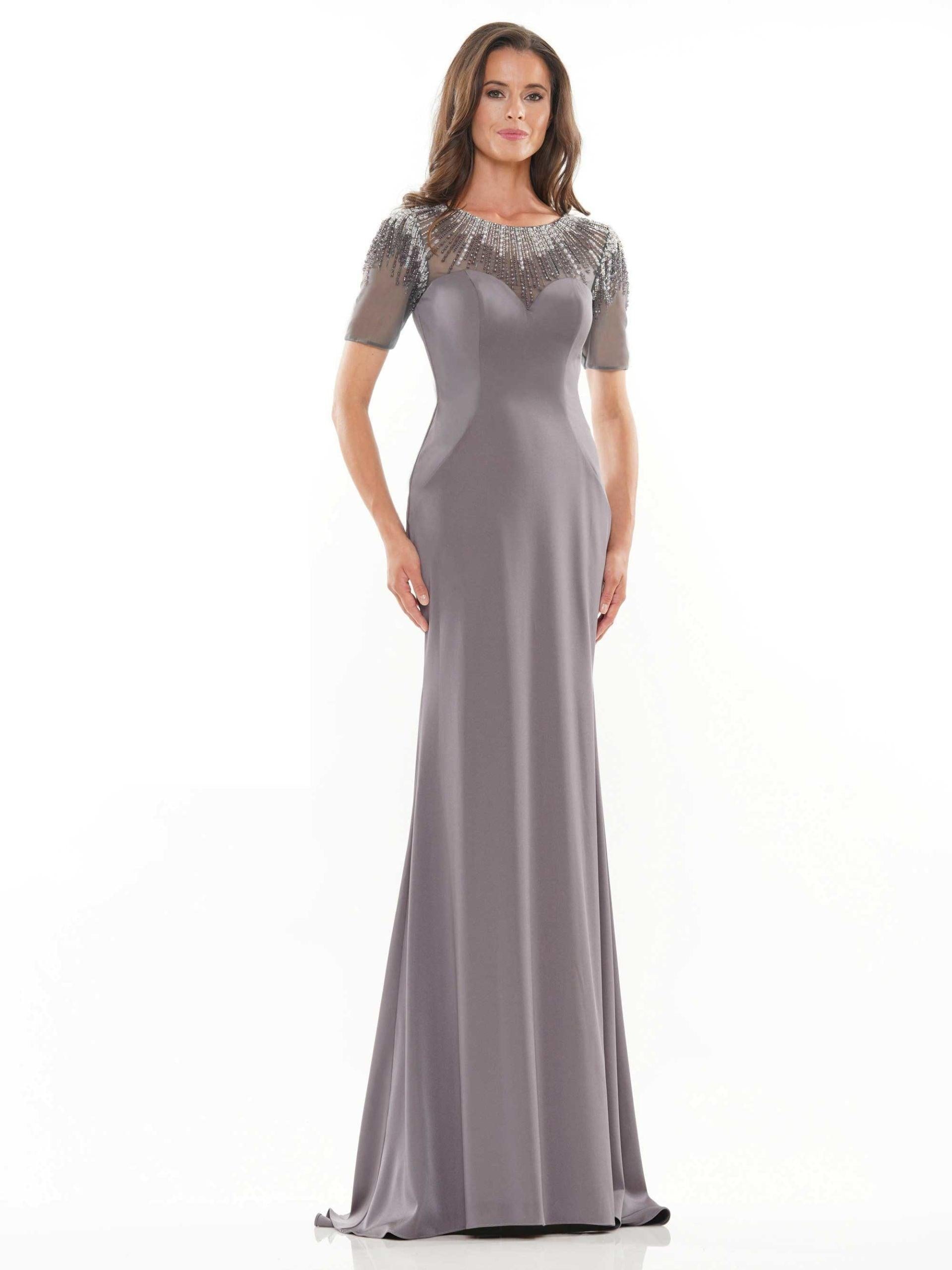 Marsoni Beaded Mother of the Bride Long Gown 1154 - The Dress Outlet