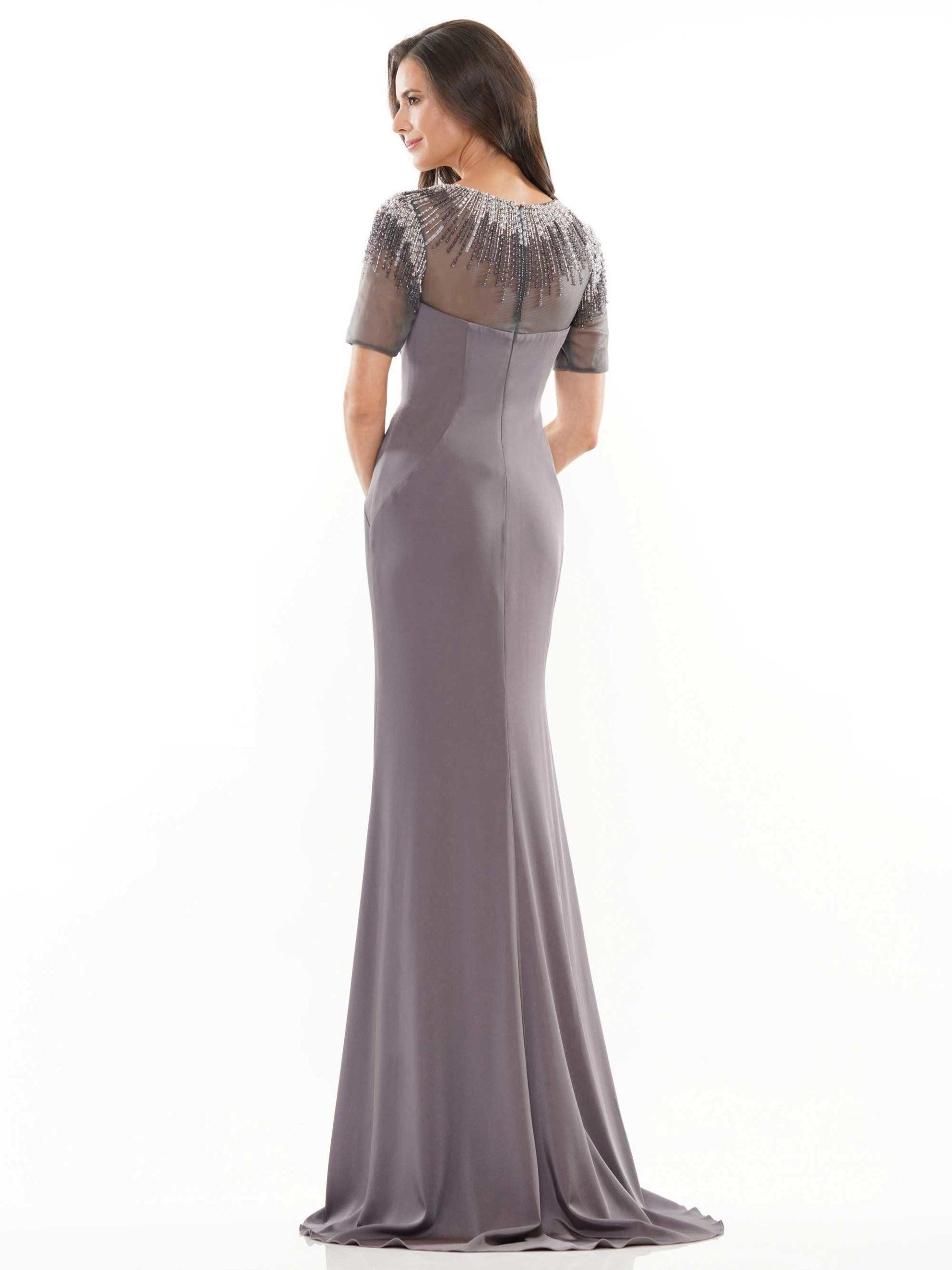 Marsoni Beaded Mother of the Bride Long Gown 1154 - The Dress Outlet