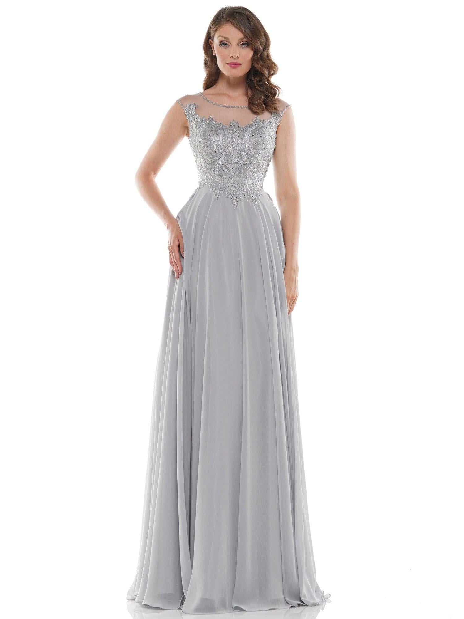 Marsoni Chiffon A Line Long Formal Dress 107