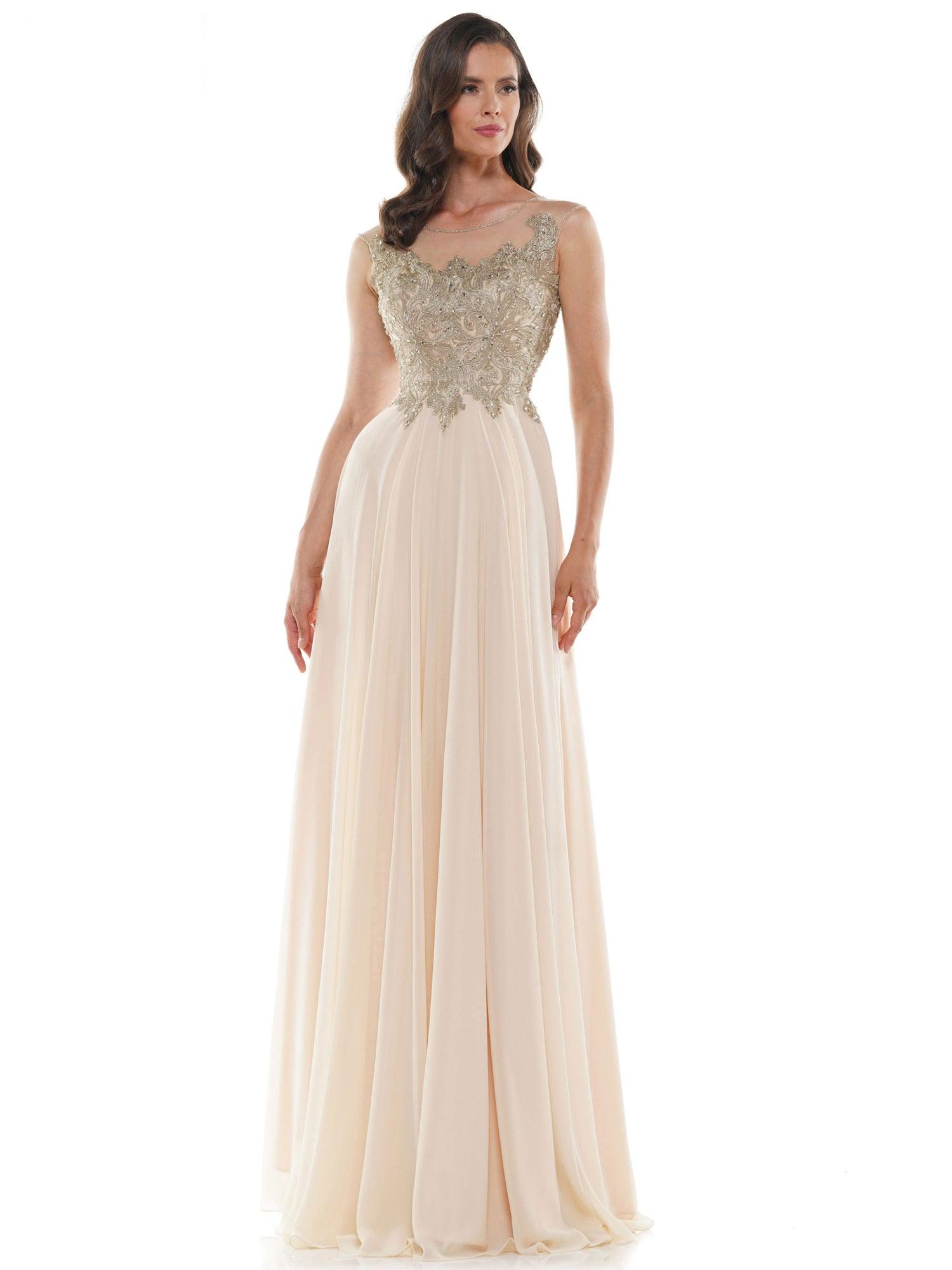 Marsoni Chiffon A Line Long Formal Dress 107