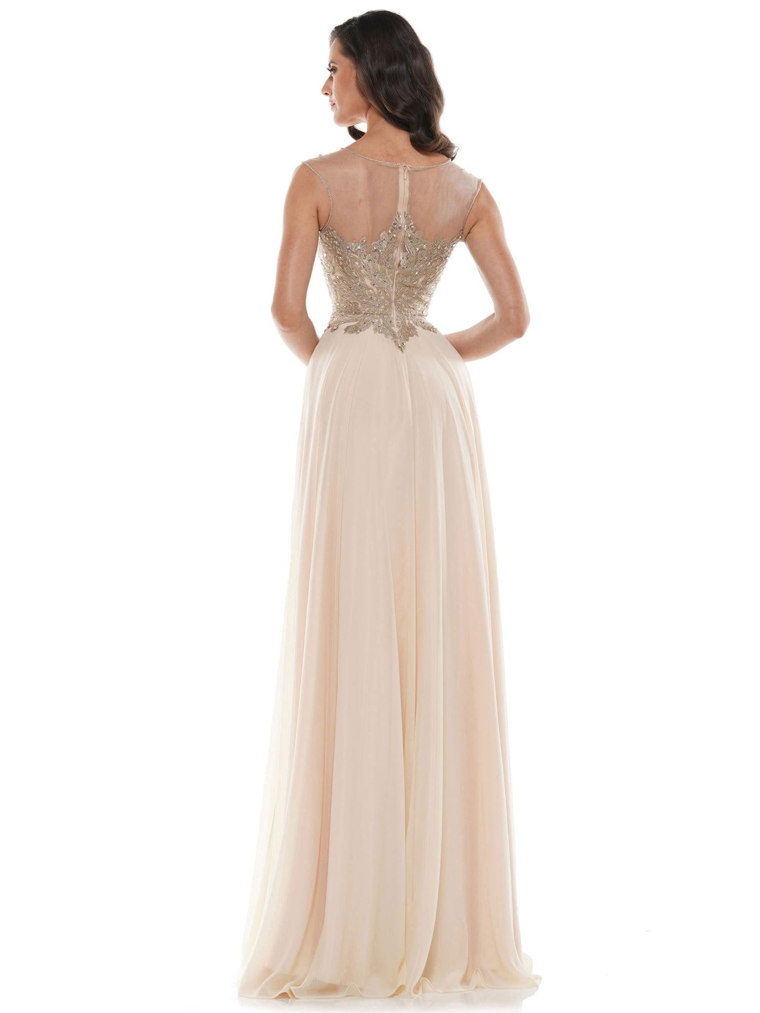 Marsoni Chiffon A Line Long Formal Dress 107