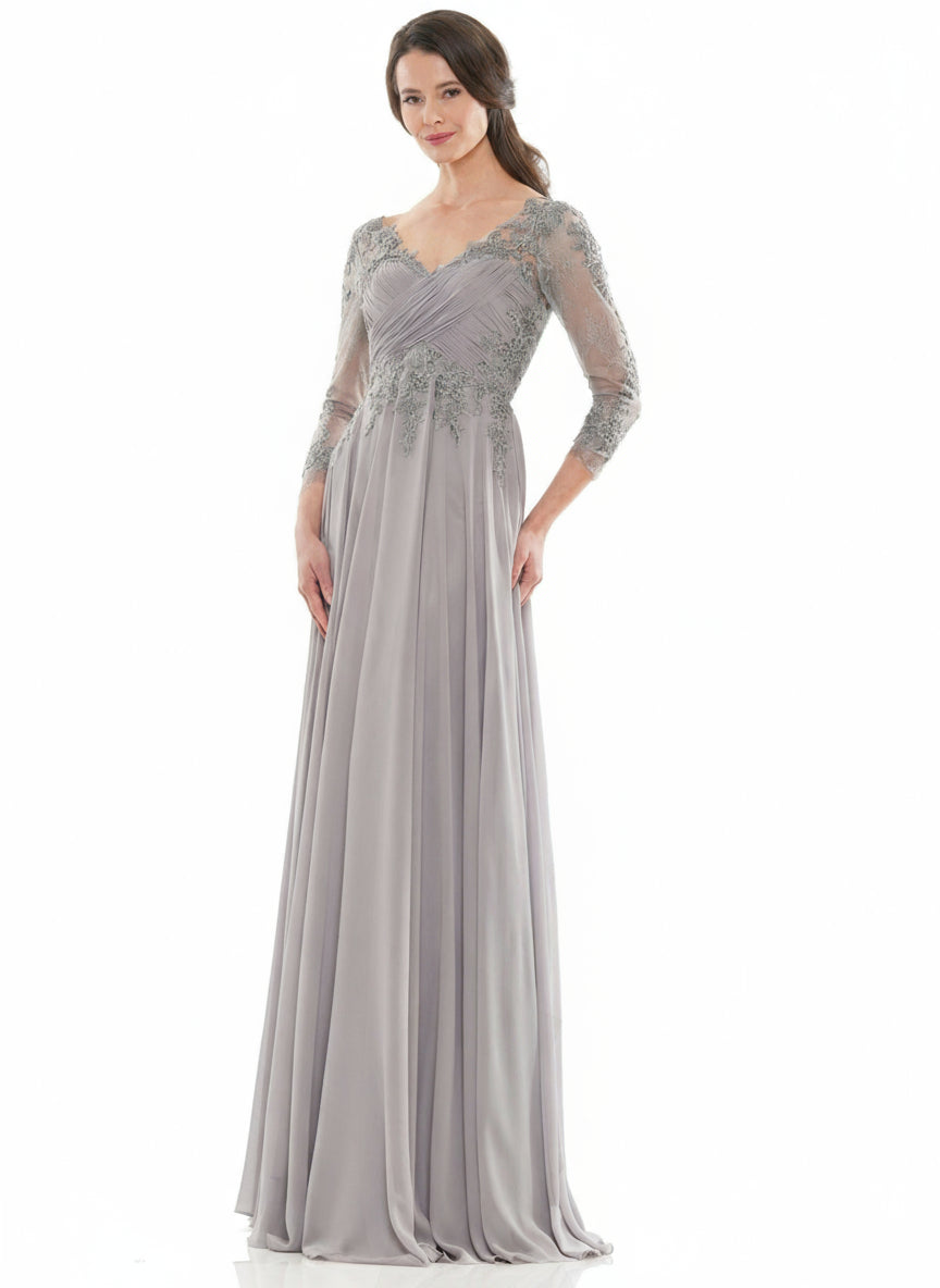 Marsoni Chiffon Mother of the Bride Long Gown 1125 - The Dress Outlet