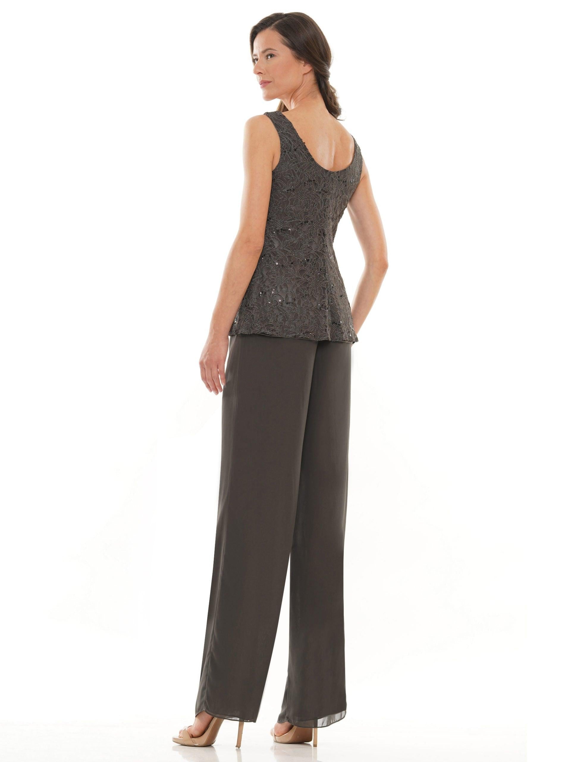 Marsoni Formal Long Sleeve Jacket Pant Suit 305 - The Dress Outlet