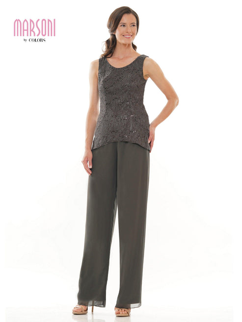 Bermuda Sand Marsoni Formal Mother of the Bride Pant Suit 303 for $284. ...