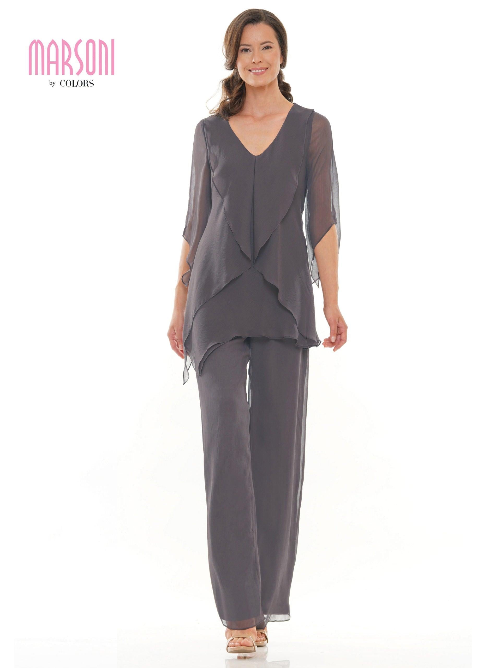 Navy Marsoni Formal Mother of the Bride Pant Suit 308 for $259.99 – The  Dress Outlet