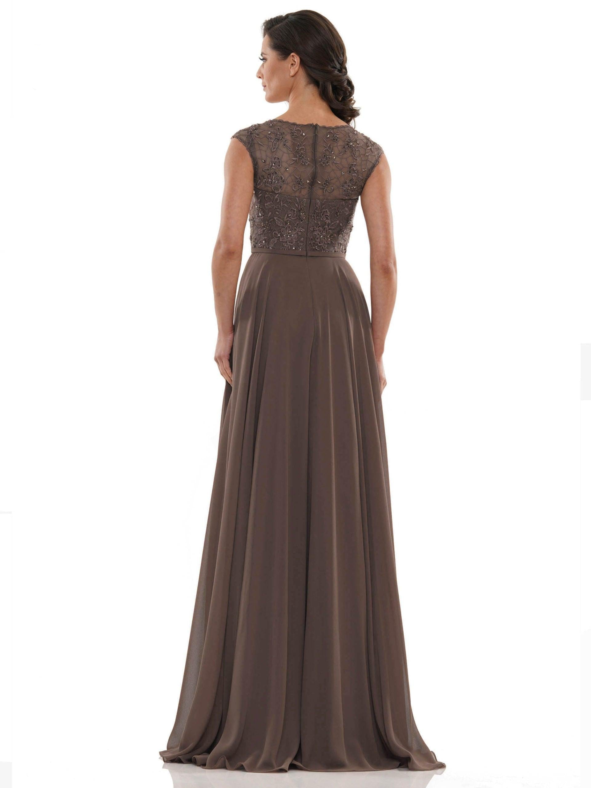 Marsoni Long Cap Sleeve Mother of the Bide Gown 219 - The Dress Outlet
