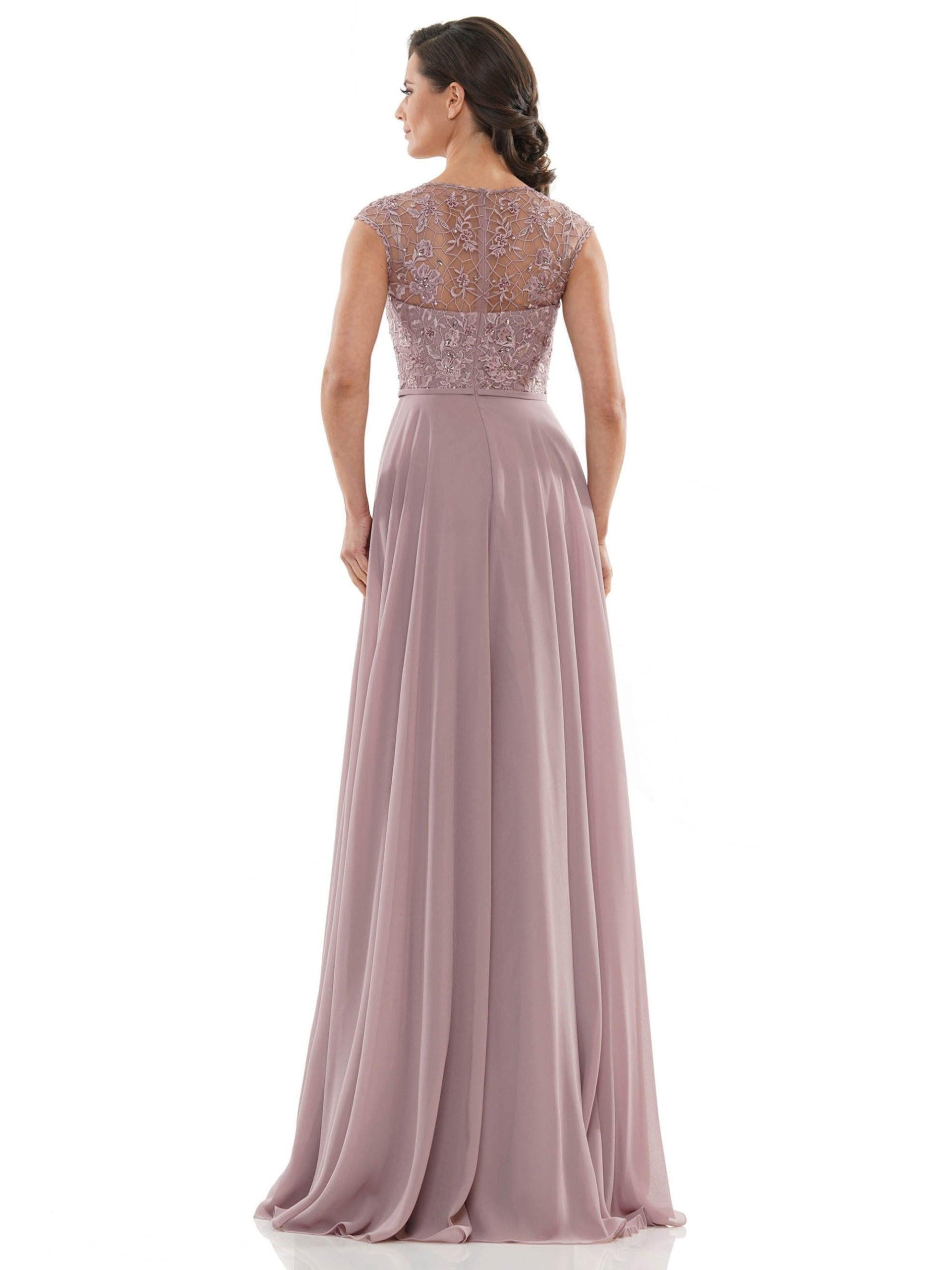 Marsoni Long Cap Sleeve Mother of the Bide Gown 219 - The Dress Outlet