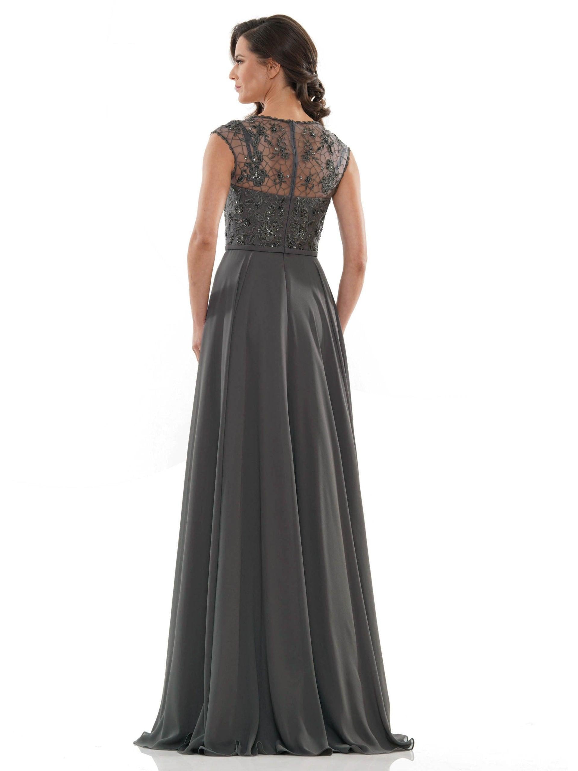 Marsoni Long Cap Sleeve Mother of the Bide Gown 219 - The Dress Outlet