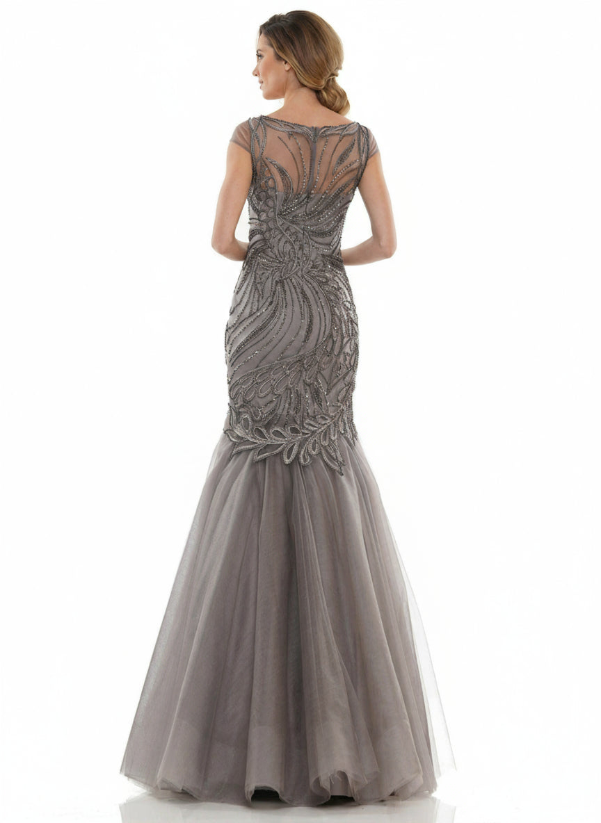 Marsoni Long Formal Mermaid Fitted Dress 1126 - The Dress Outlet