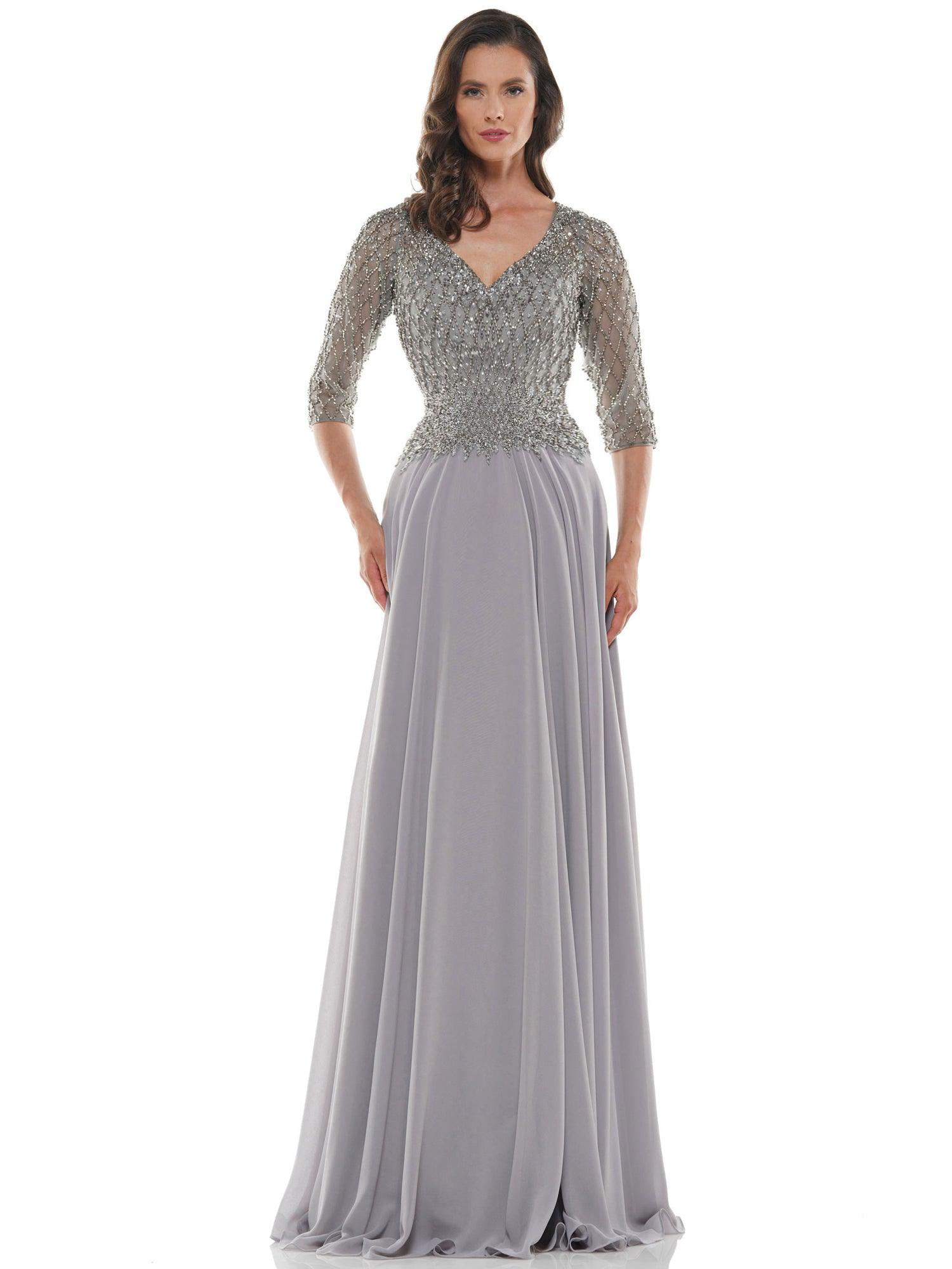 Dark Taupe Marsoni Long Formal Mother of the Bride Dress 165 - Mother ...