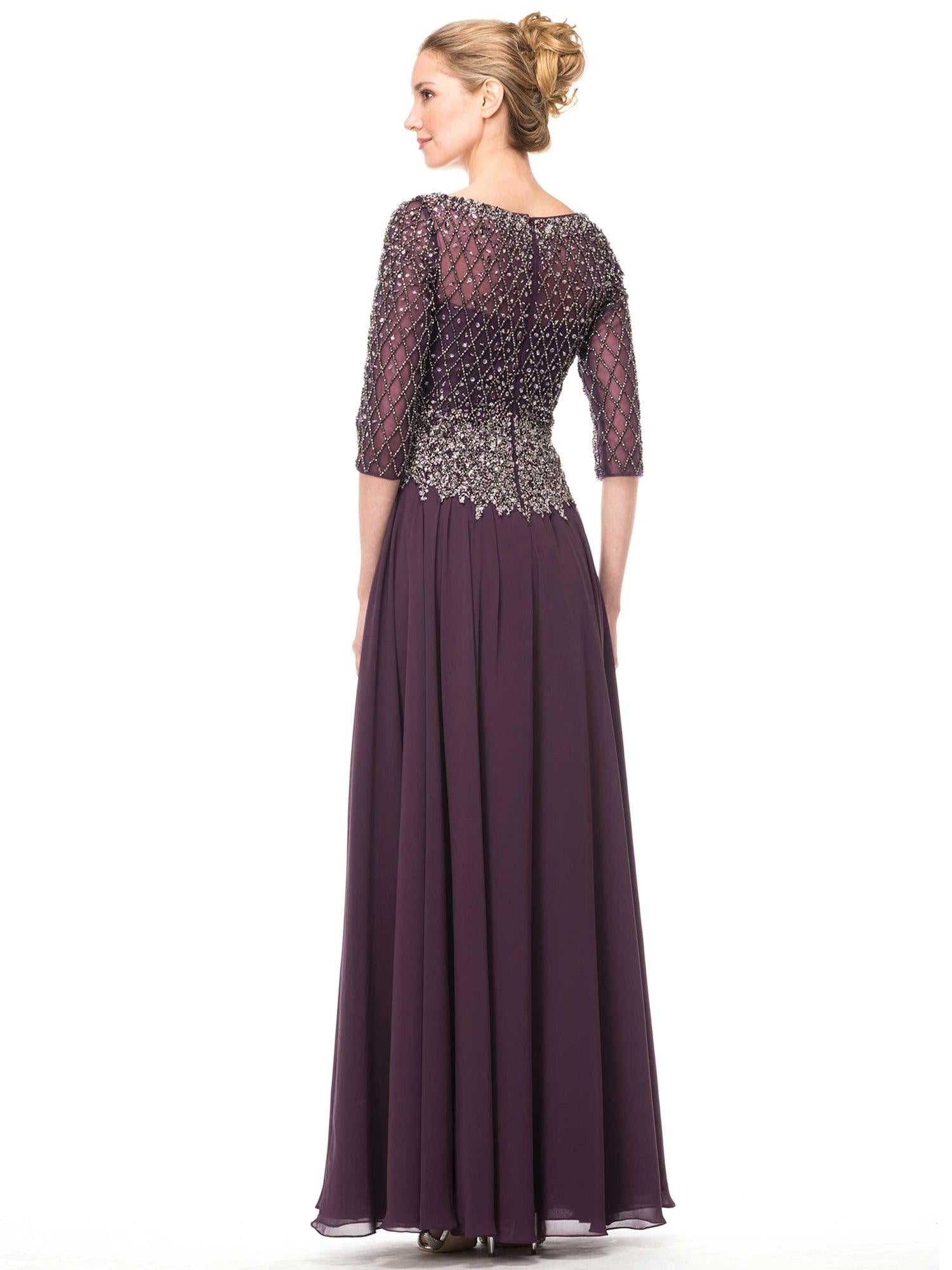 Dark Taupe Marsoni Long Formal Mother of the Bride Dress 165 - Mother ...