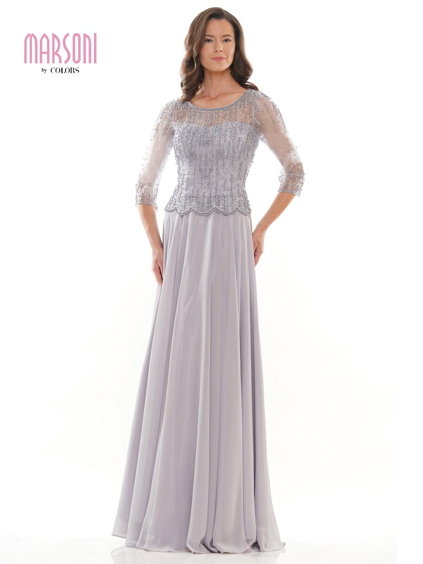 Marsoni Long Formal Mother of the Bride Dress 312 - The Dress Outlet