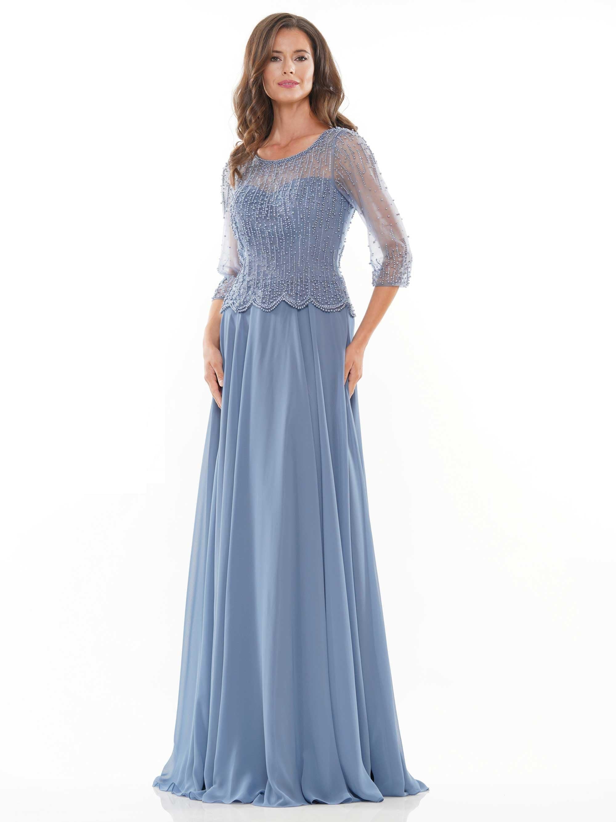 Marsoni 312 Mother of the Bride Dress Slate Blue