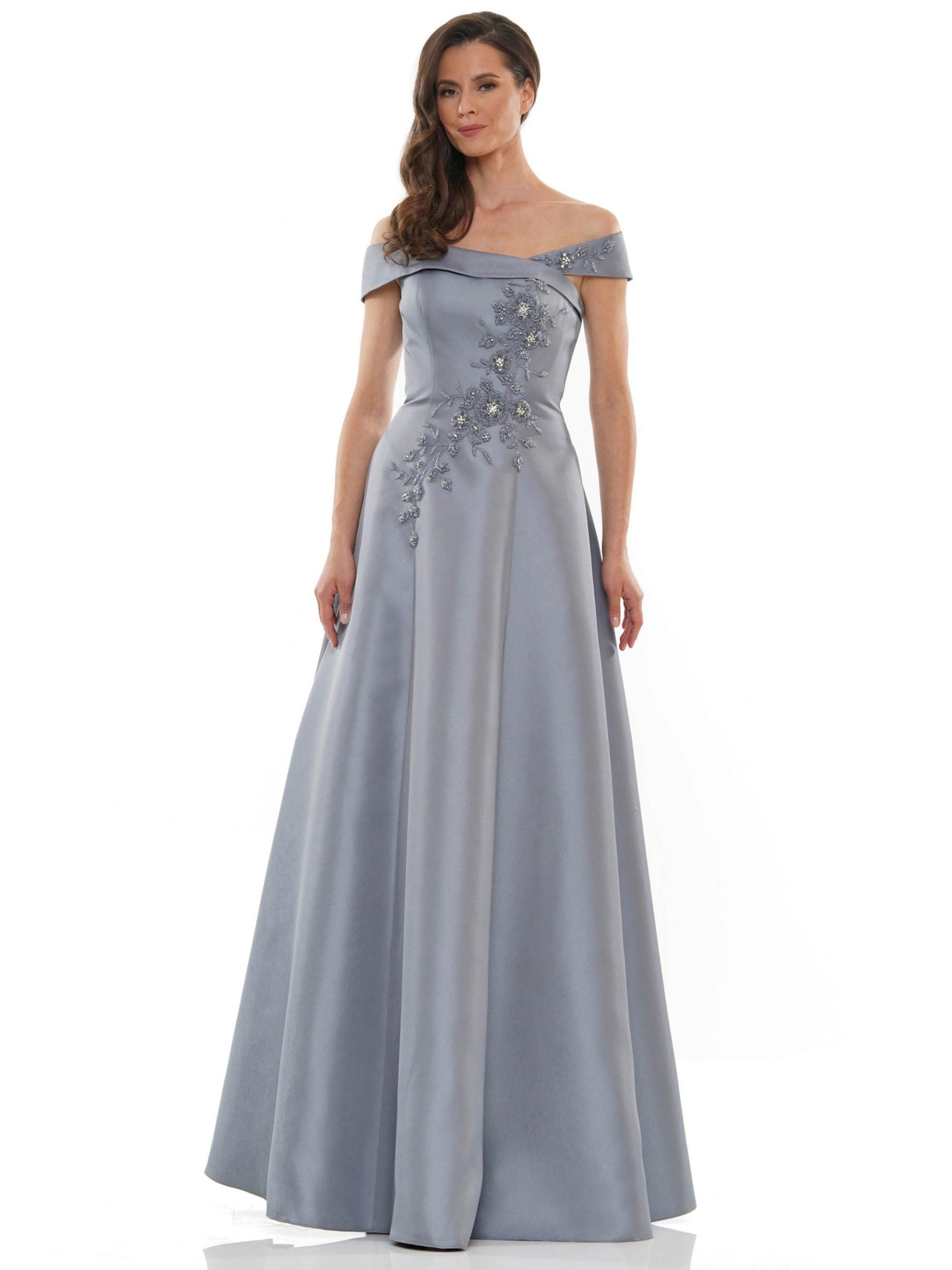 Marsoni Long Formal Off Shoulder Dress 1138 - The Dress Outlet
