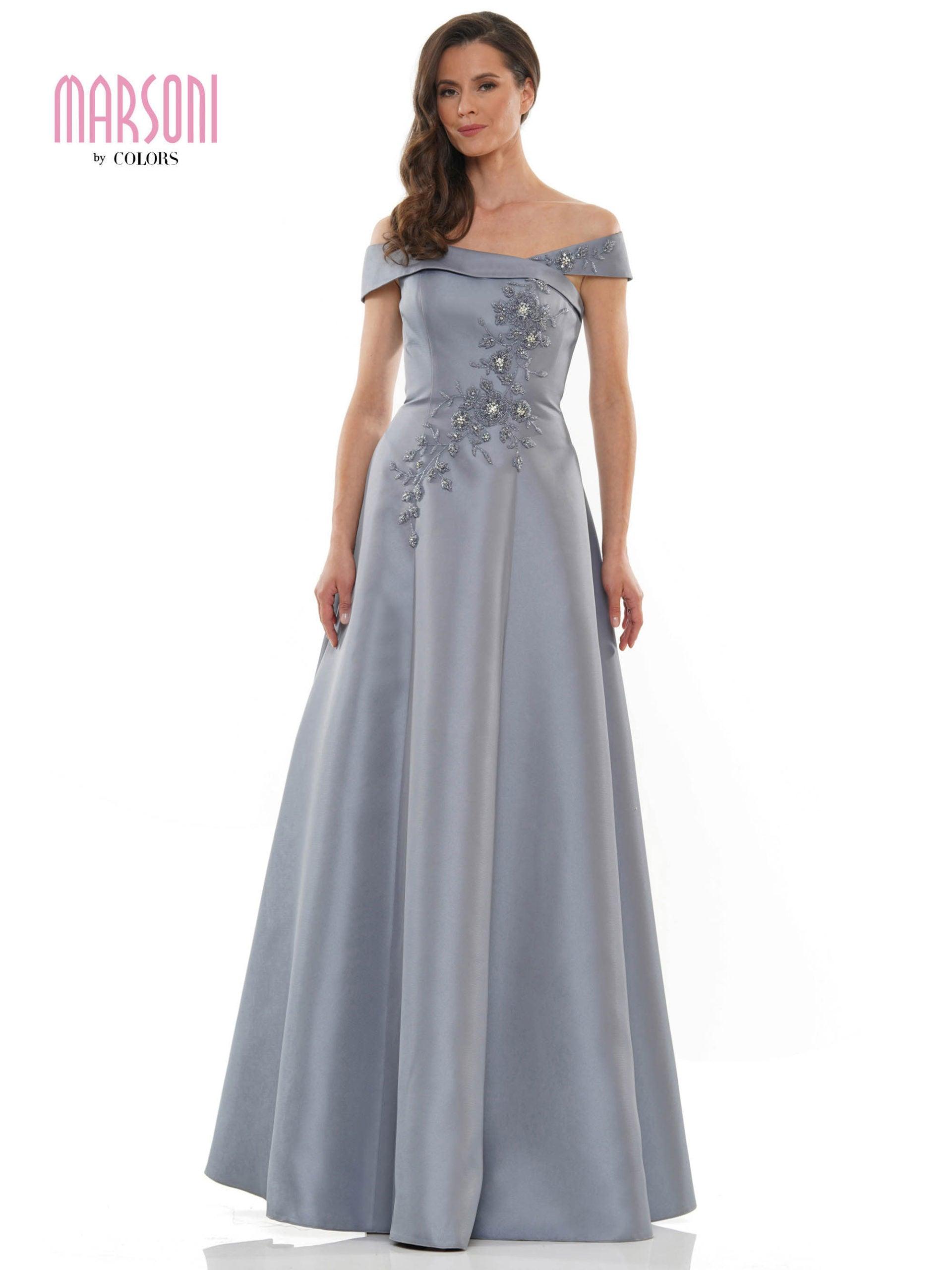 Marsoni Long Formal Off Shoulder Dress 1138