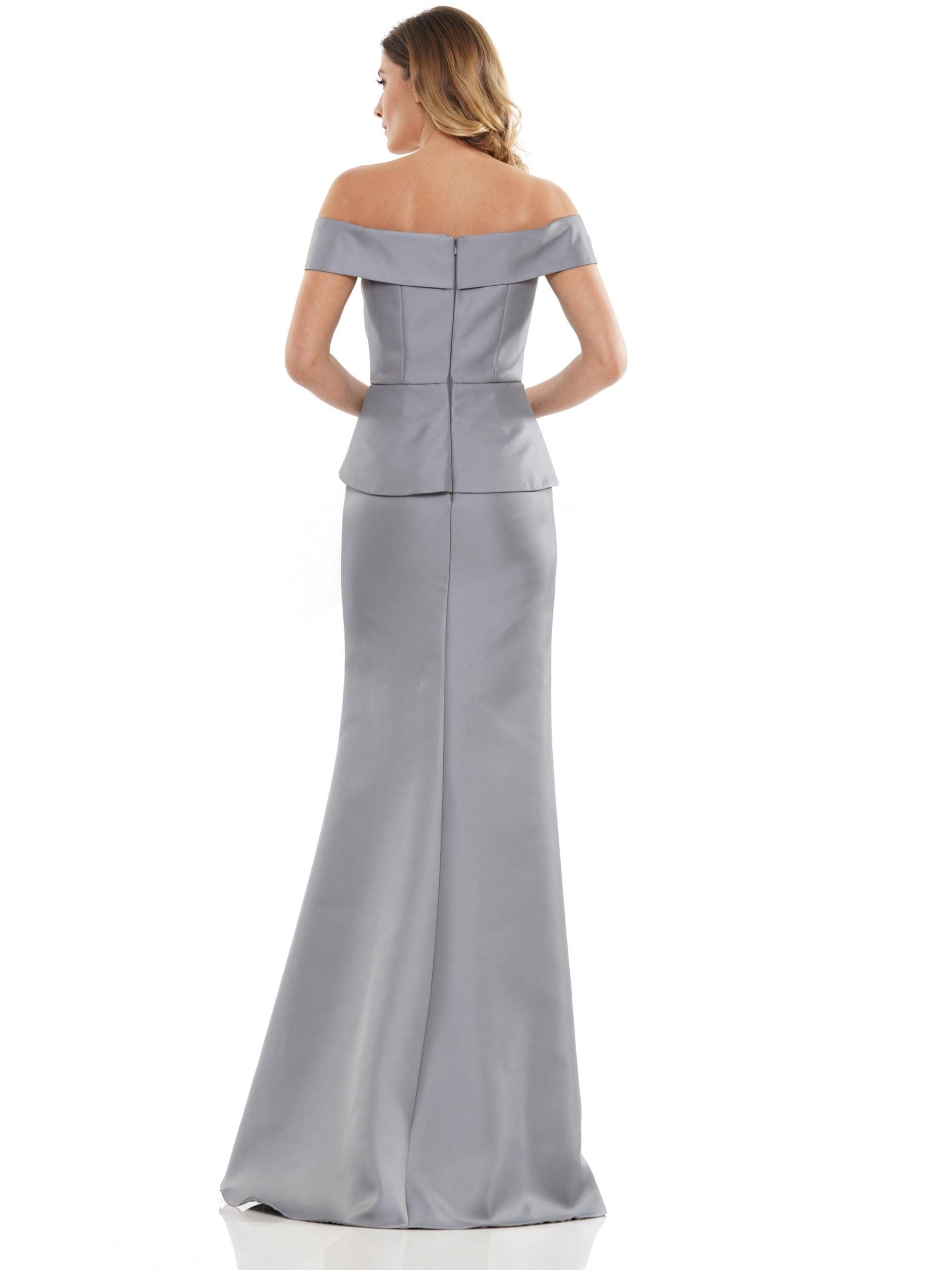 Marsoni Long Formal Off Shoulder Dress 1143 - The Dress Outlet